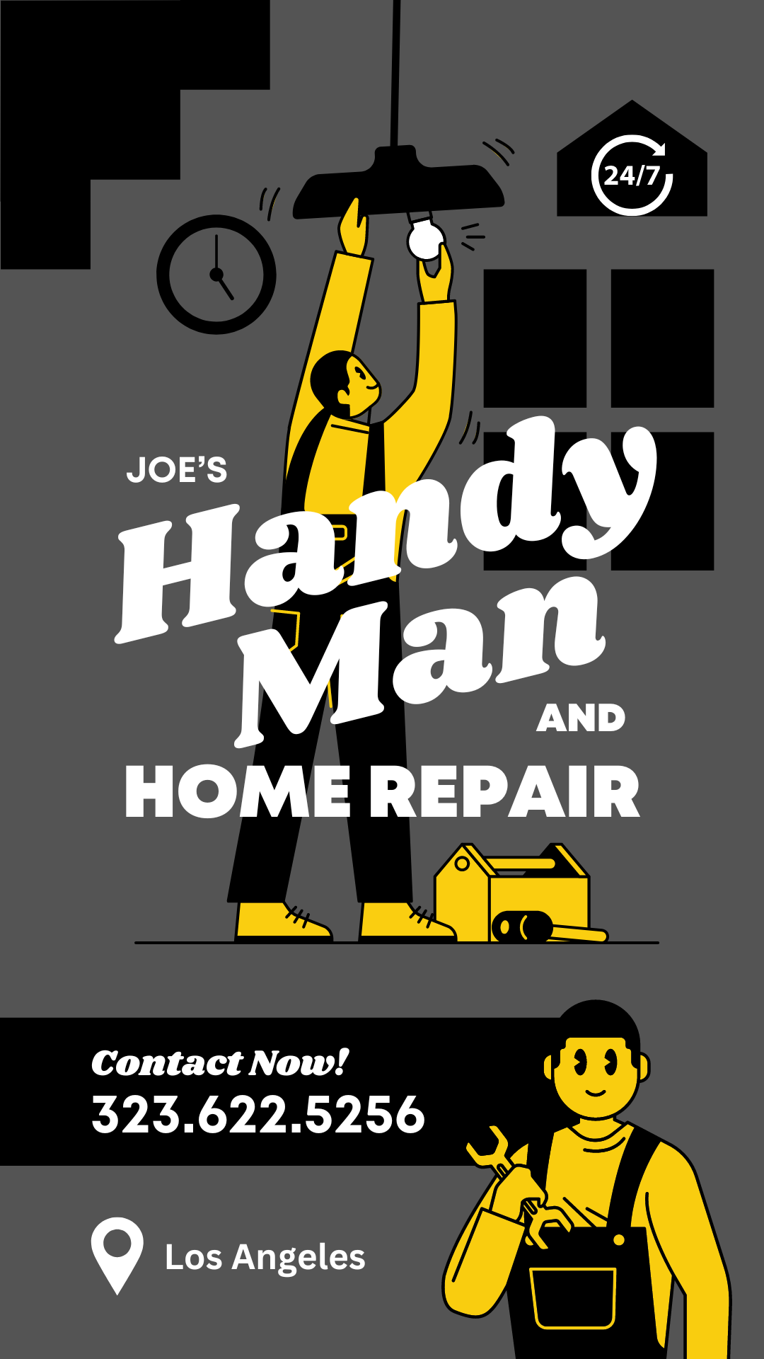 joe's handyman & home repair logo