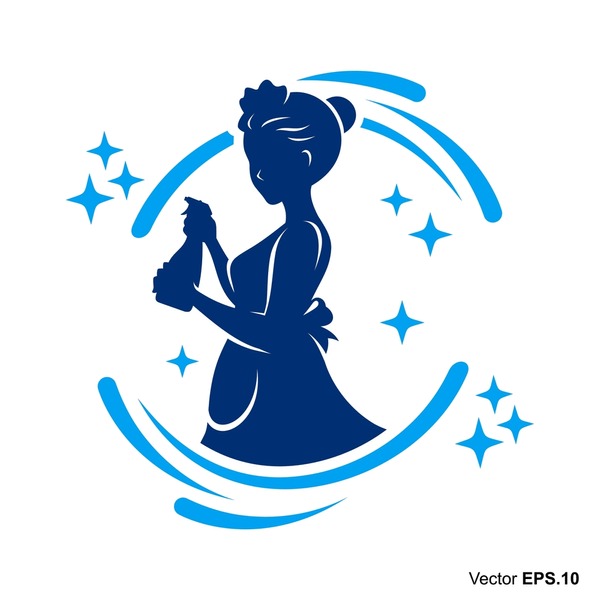 AMERICAN MAID CLEANING SERVICES logo