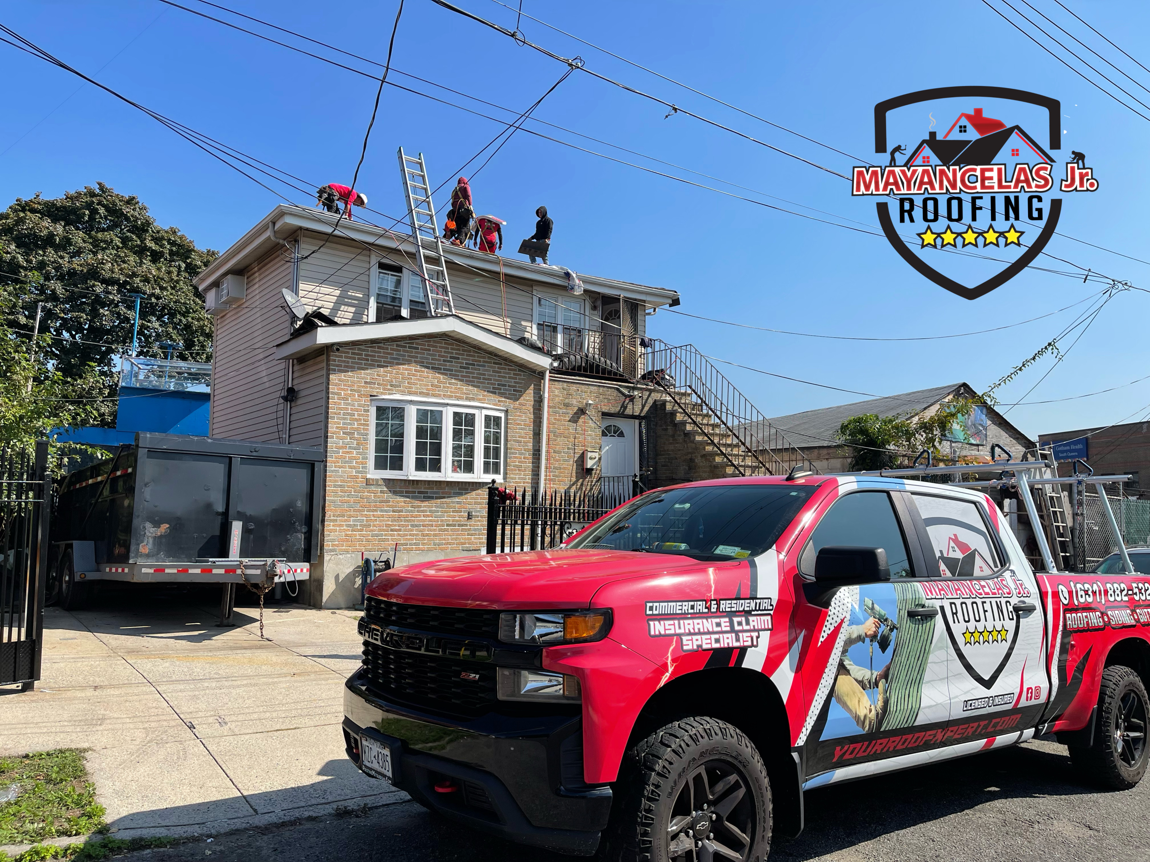 Mayancela Jr Roofing logo