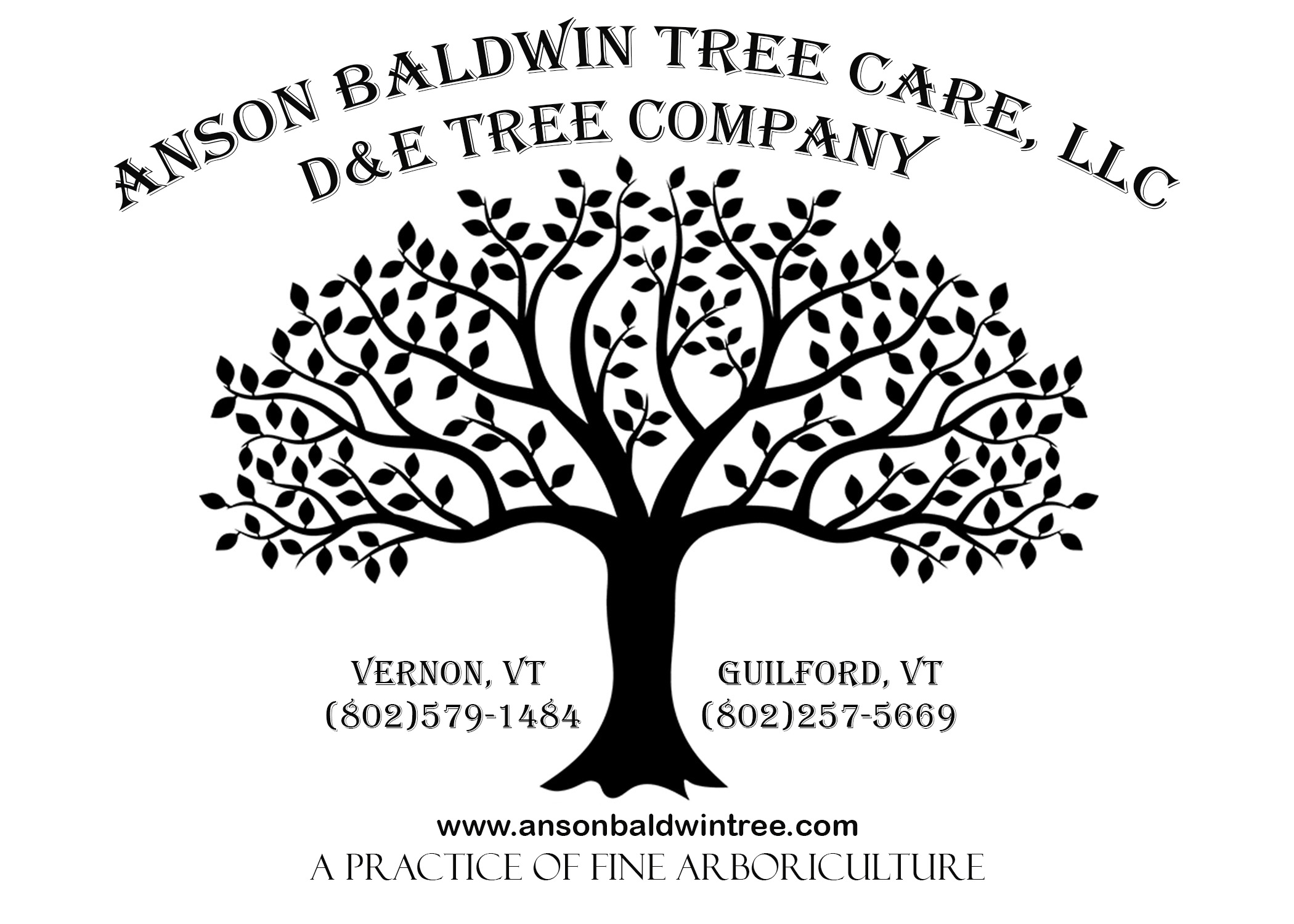 D&E Tree logo