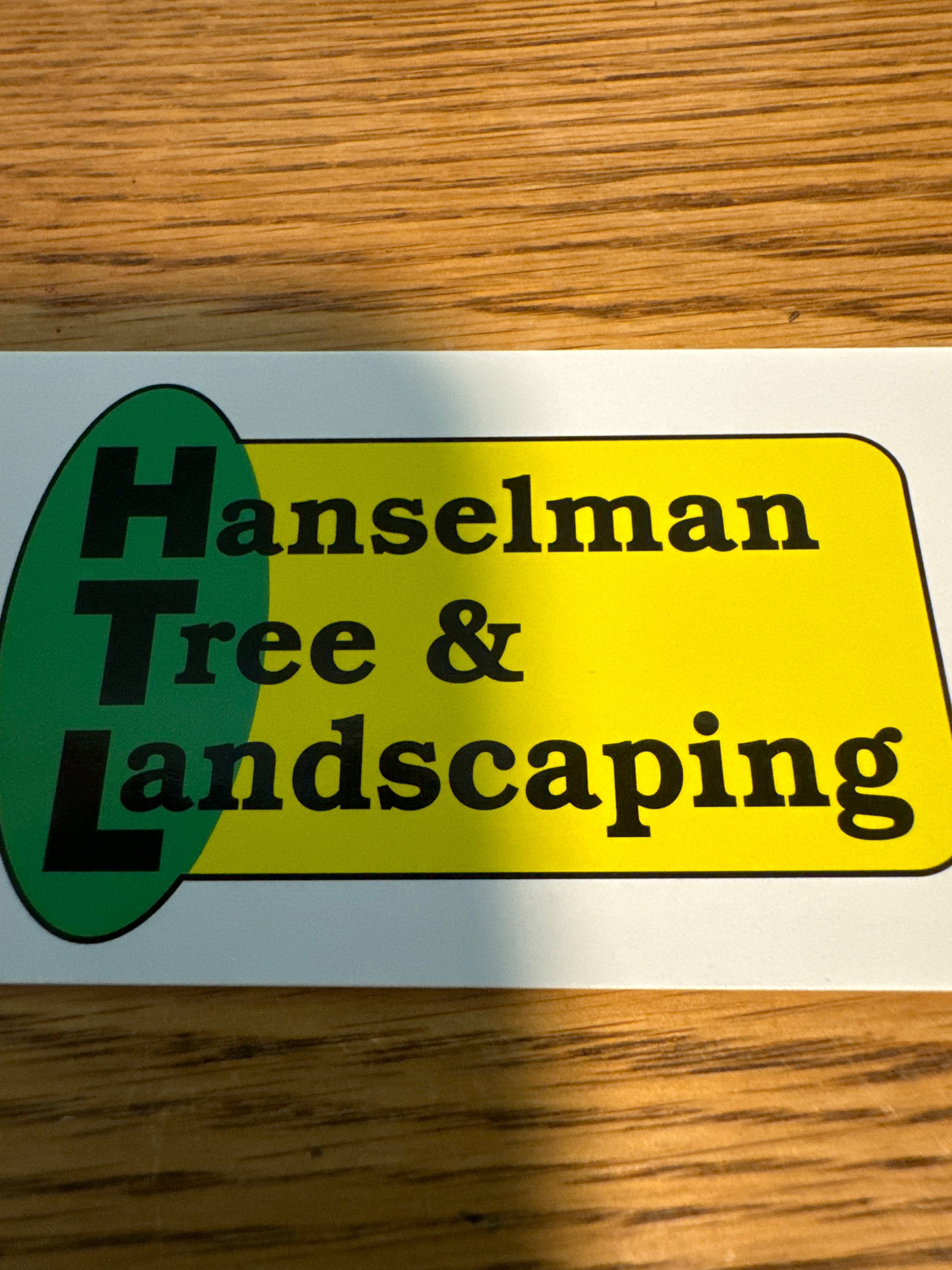 Hanselman Tree n Landscaping logo