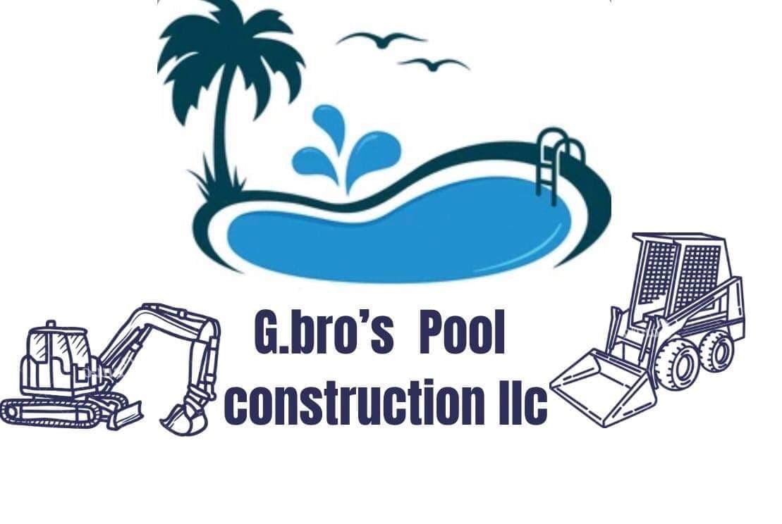 Gbros pool construction llc. logo