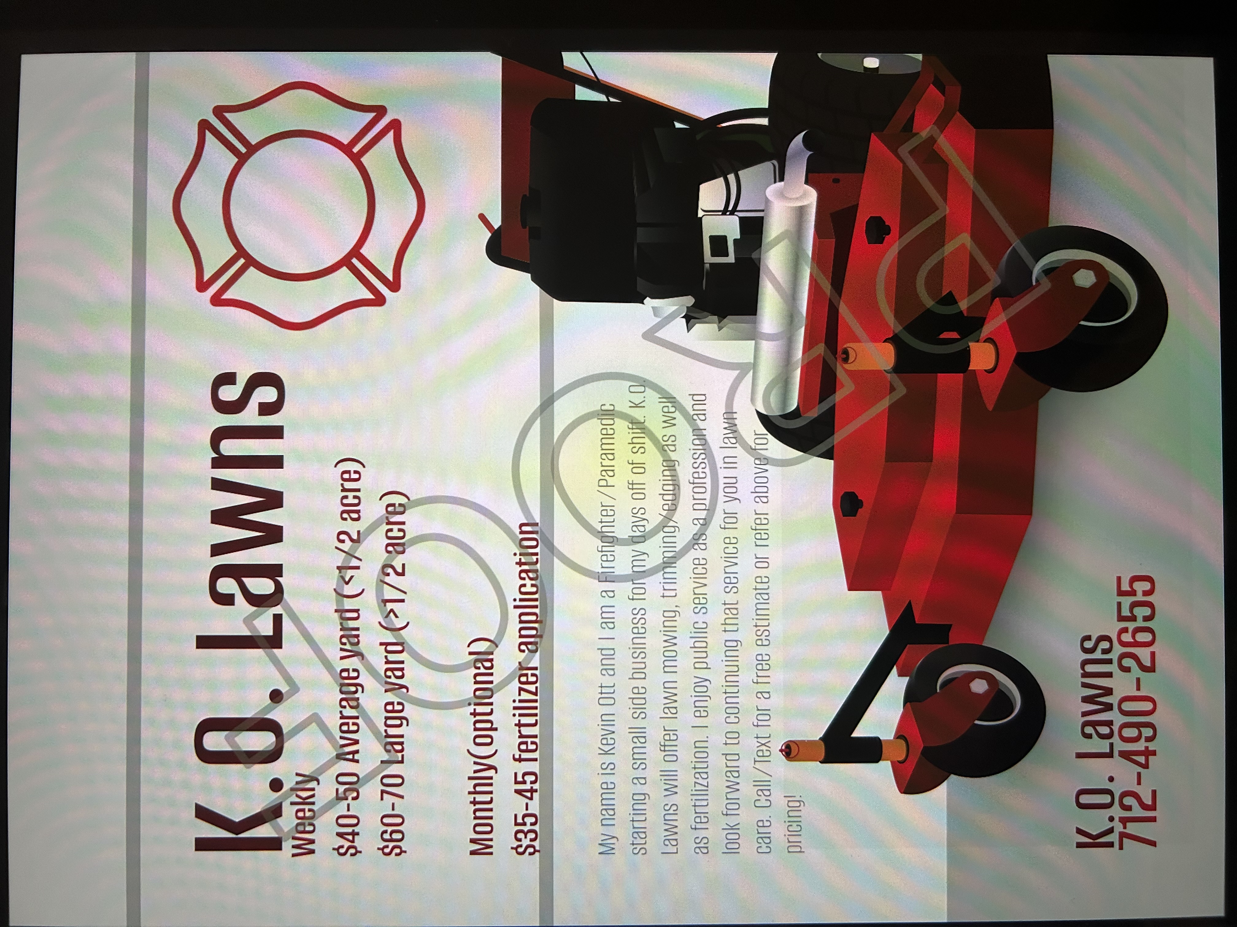 K.O. Lawns logo