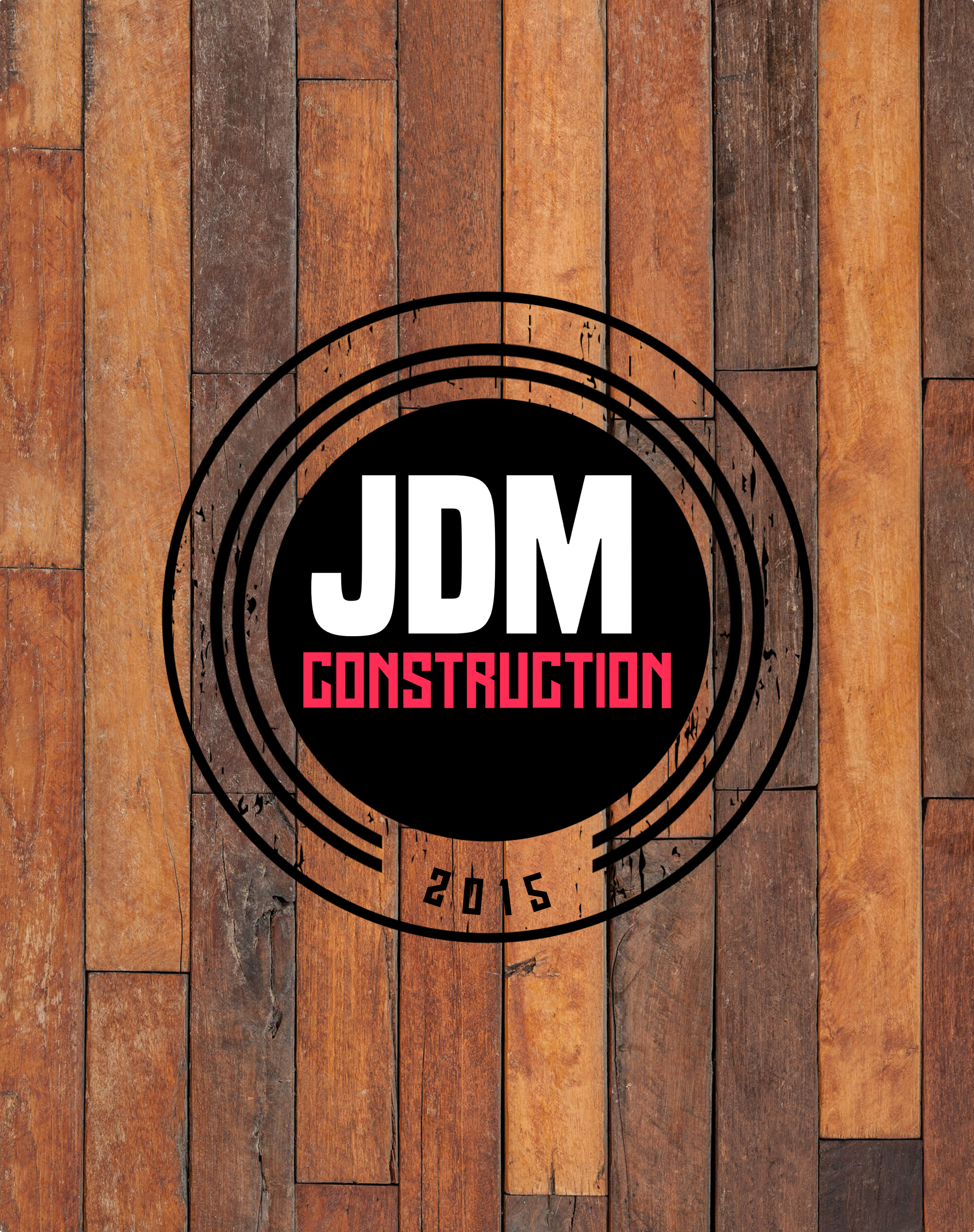 Jdm construction logo