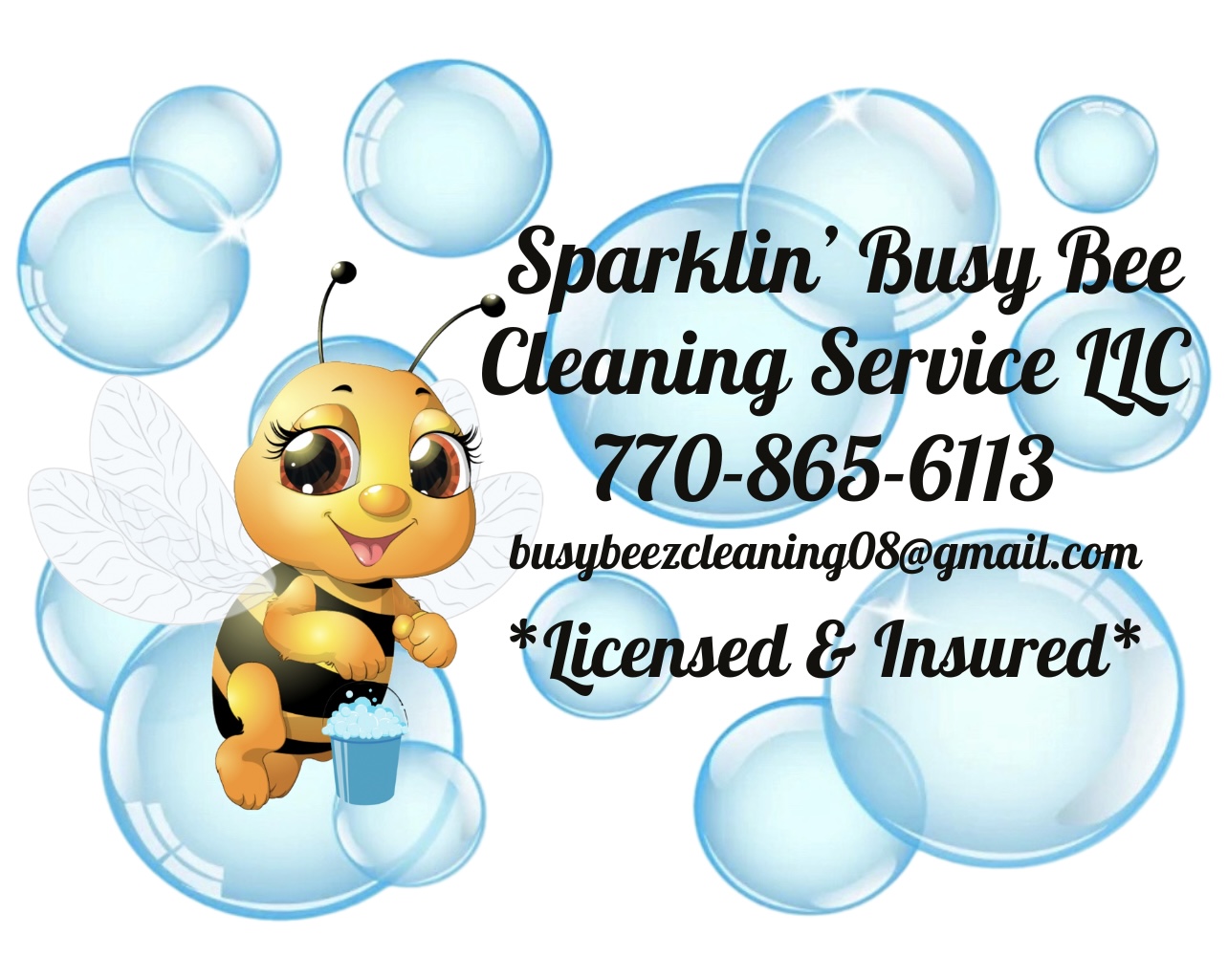 Busy Beez Cleaning Services logo