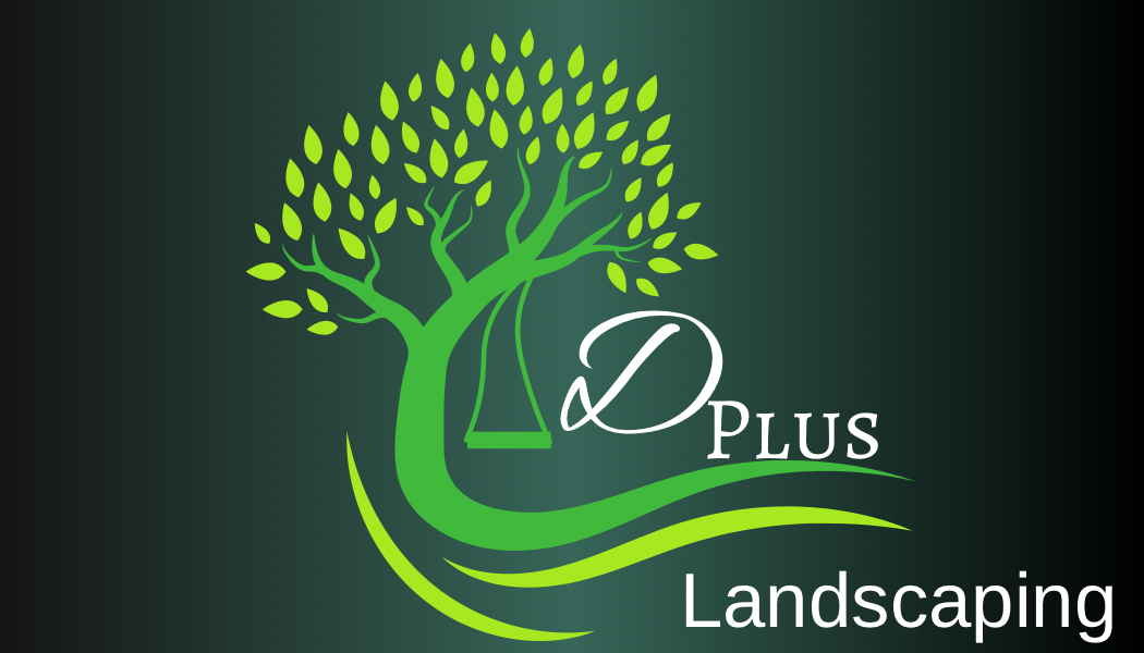 Dplus landscaping logo