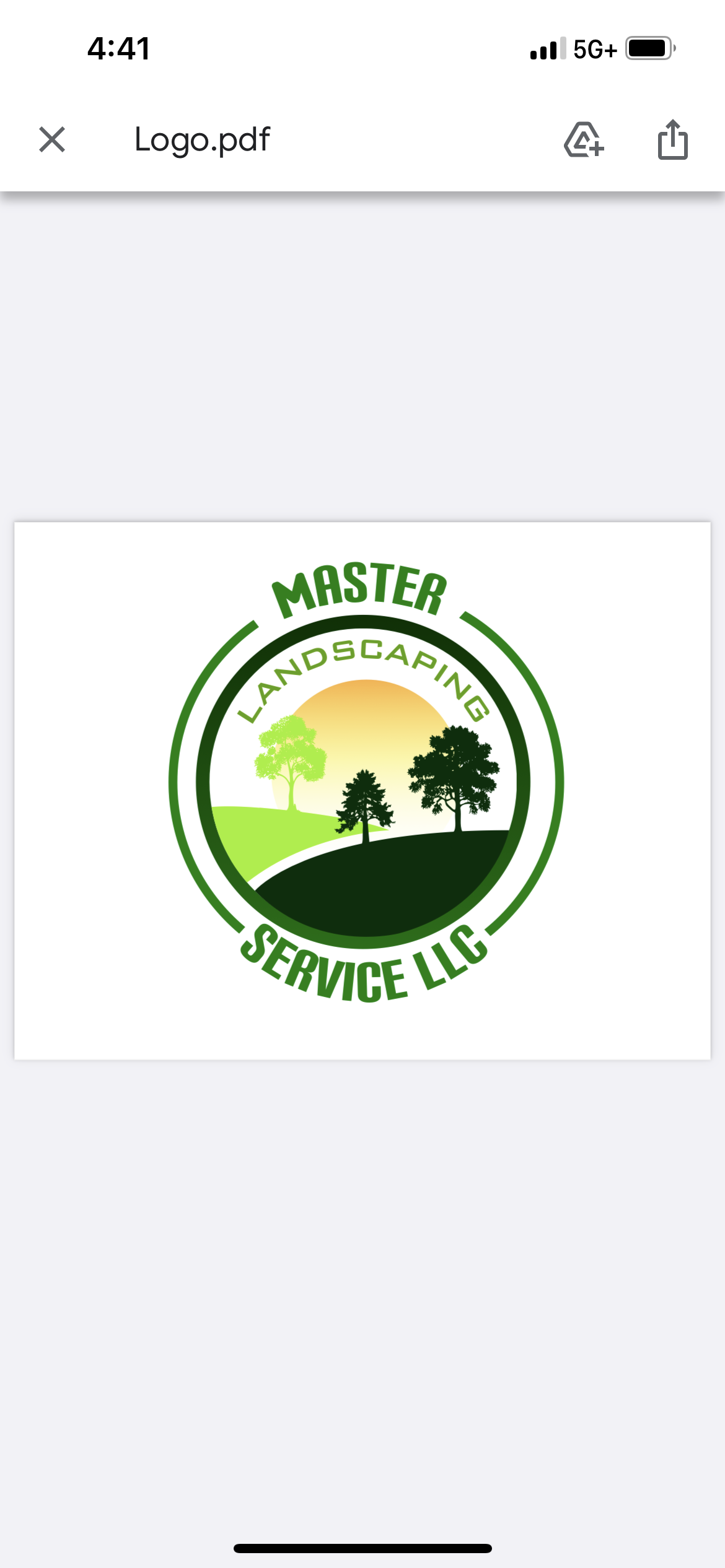Master Landscaping Services logo