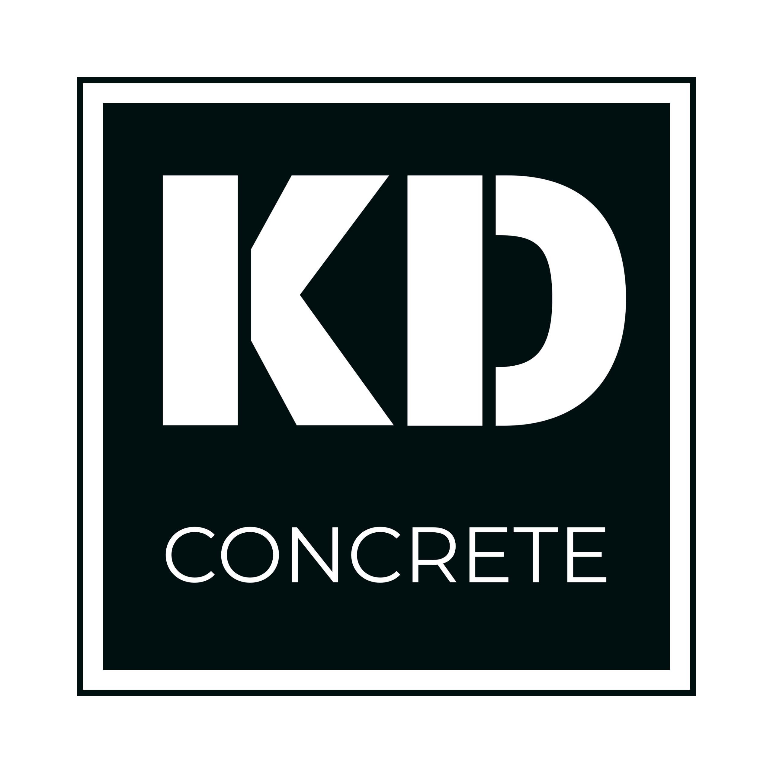 KD Concrete logo