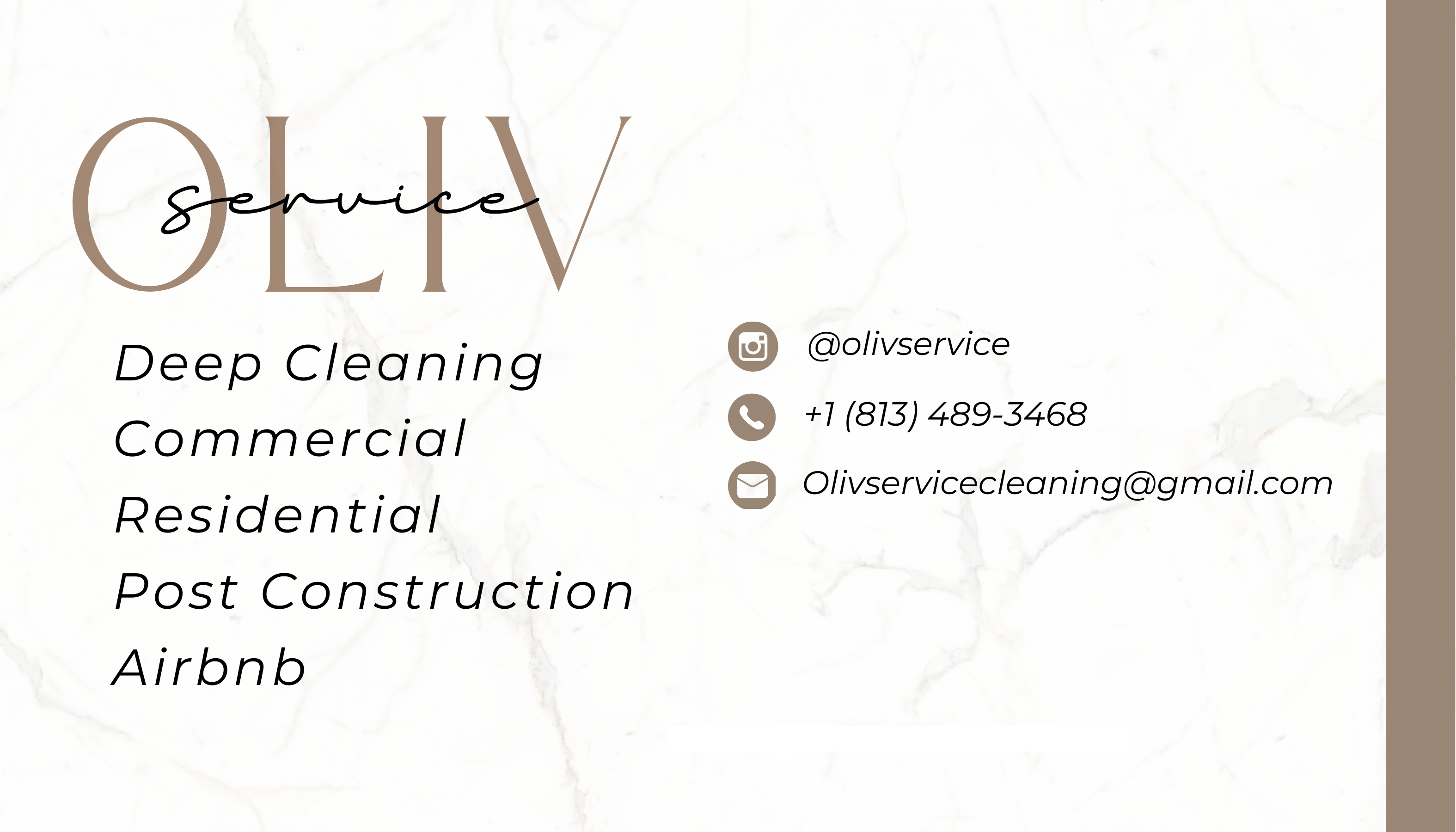 Oliv Service Cleaning logo