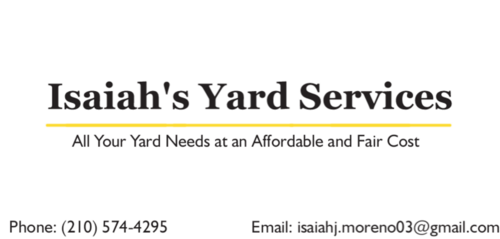 Avatar for Isaiah's Yard Services