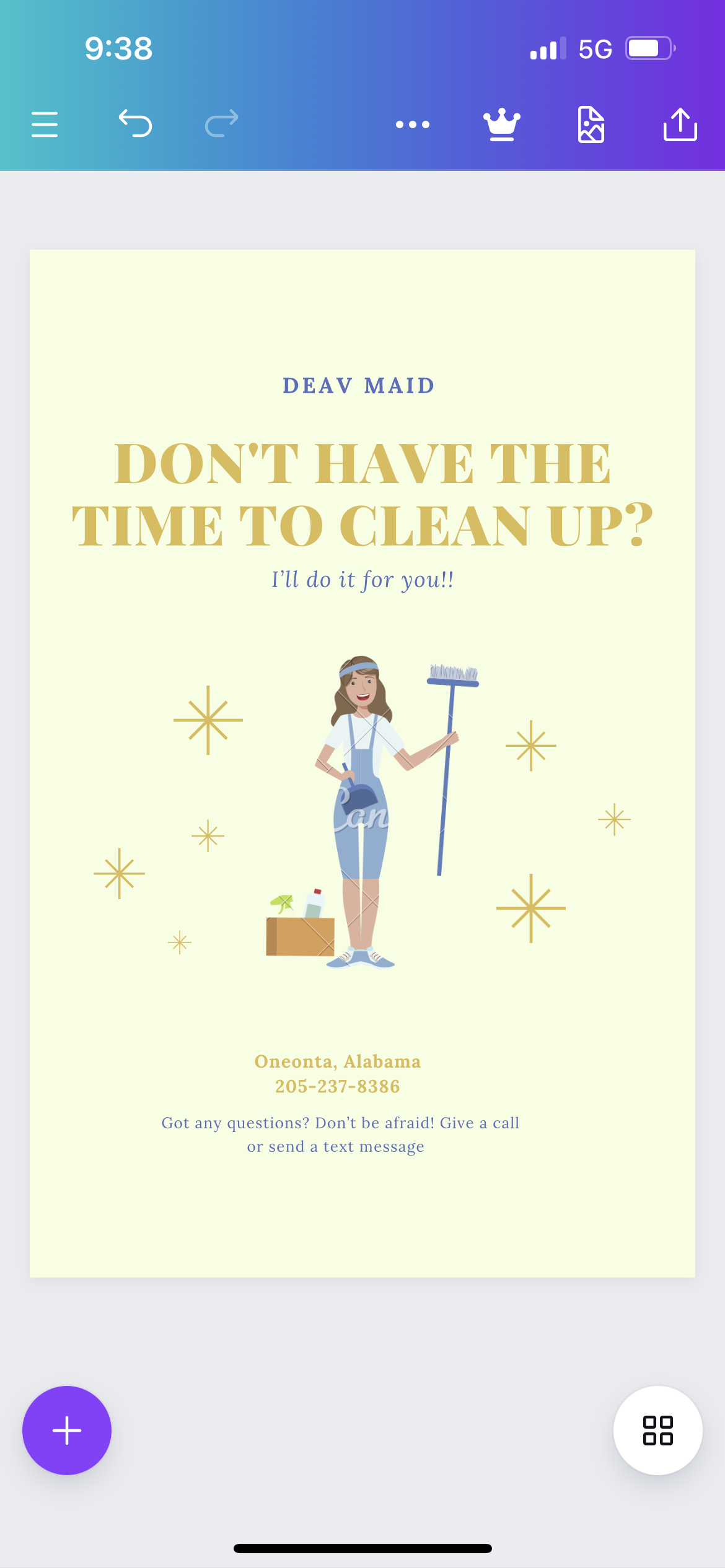 DeAv Maid logo