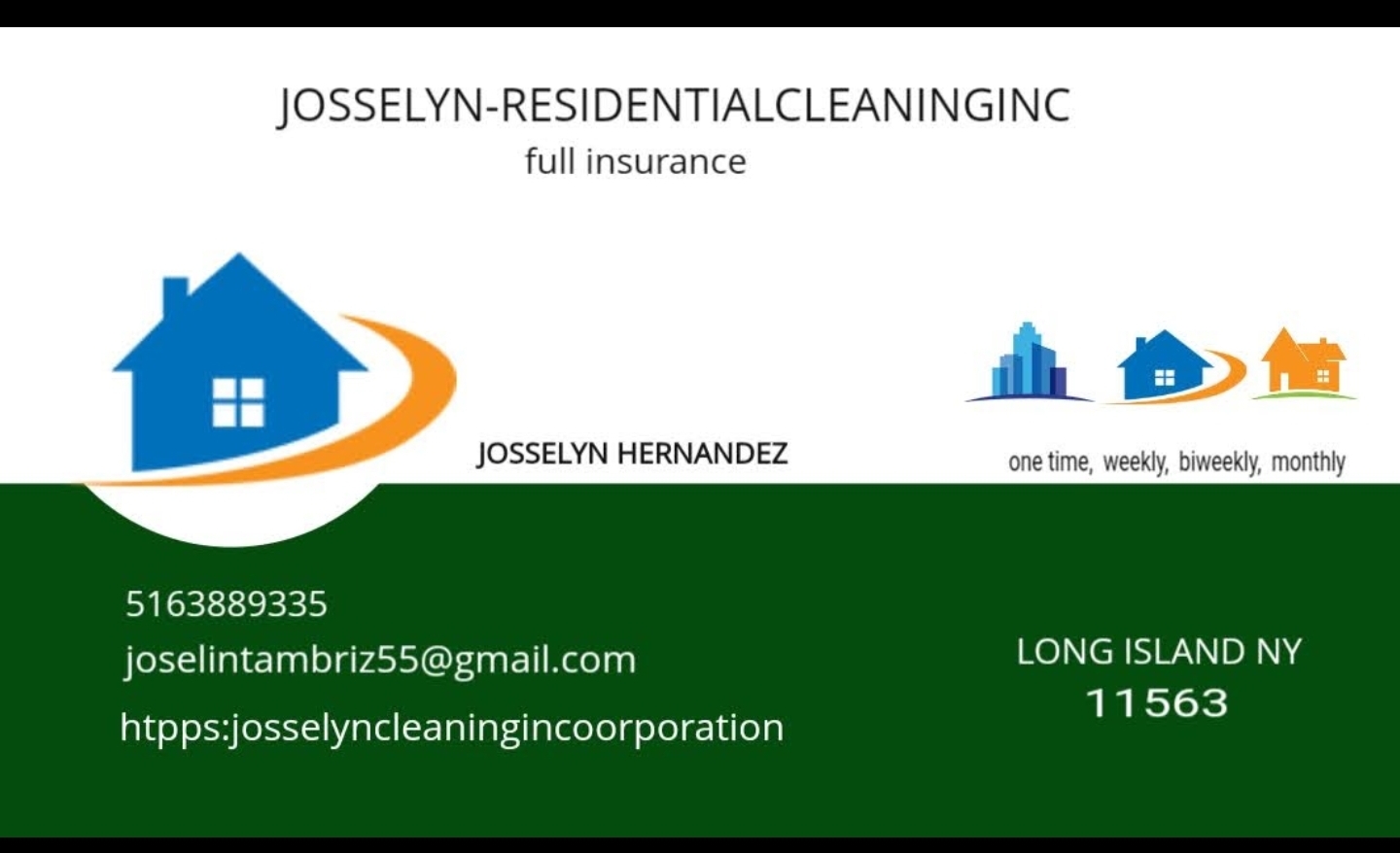 JosselynResidential Cleaning Corp logo