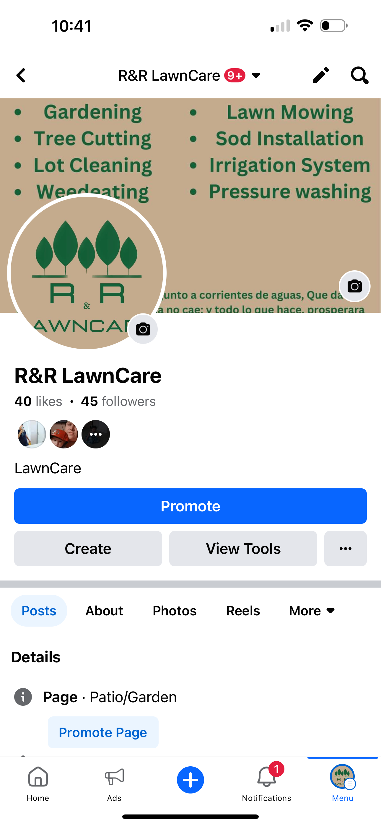 R&R LawnCare logo
