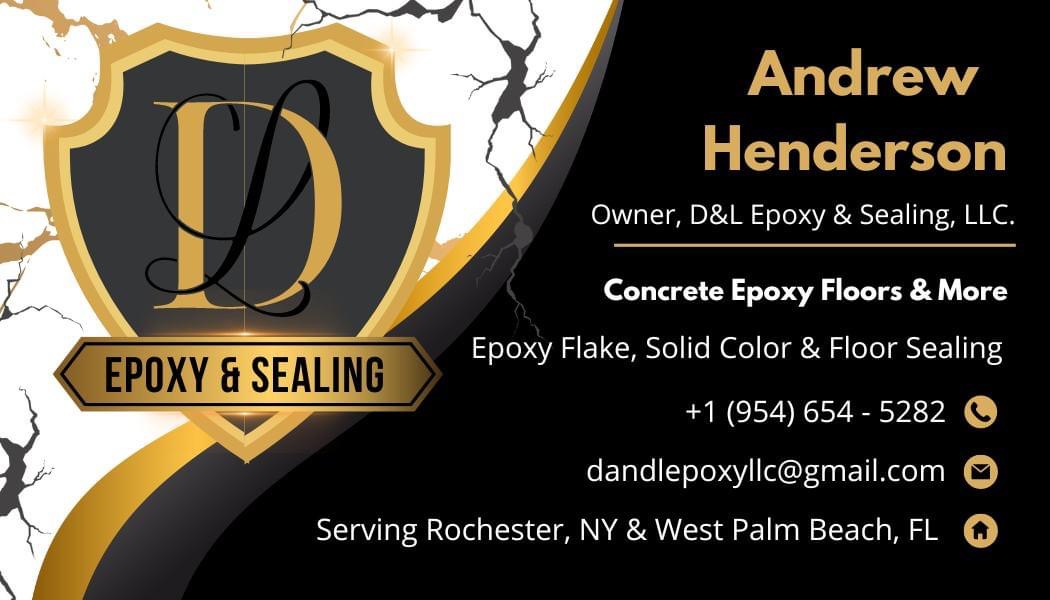 D&L epoxy and sealing logo