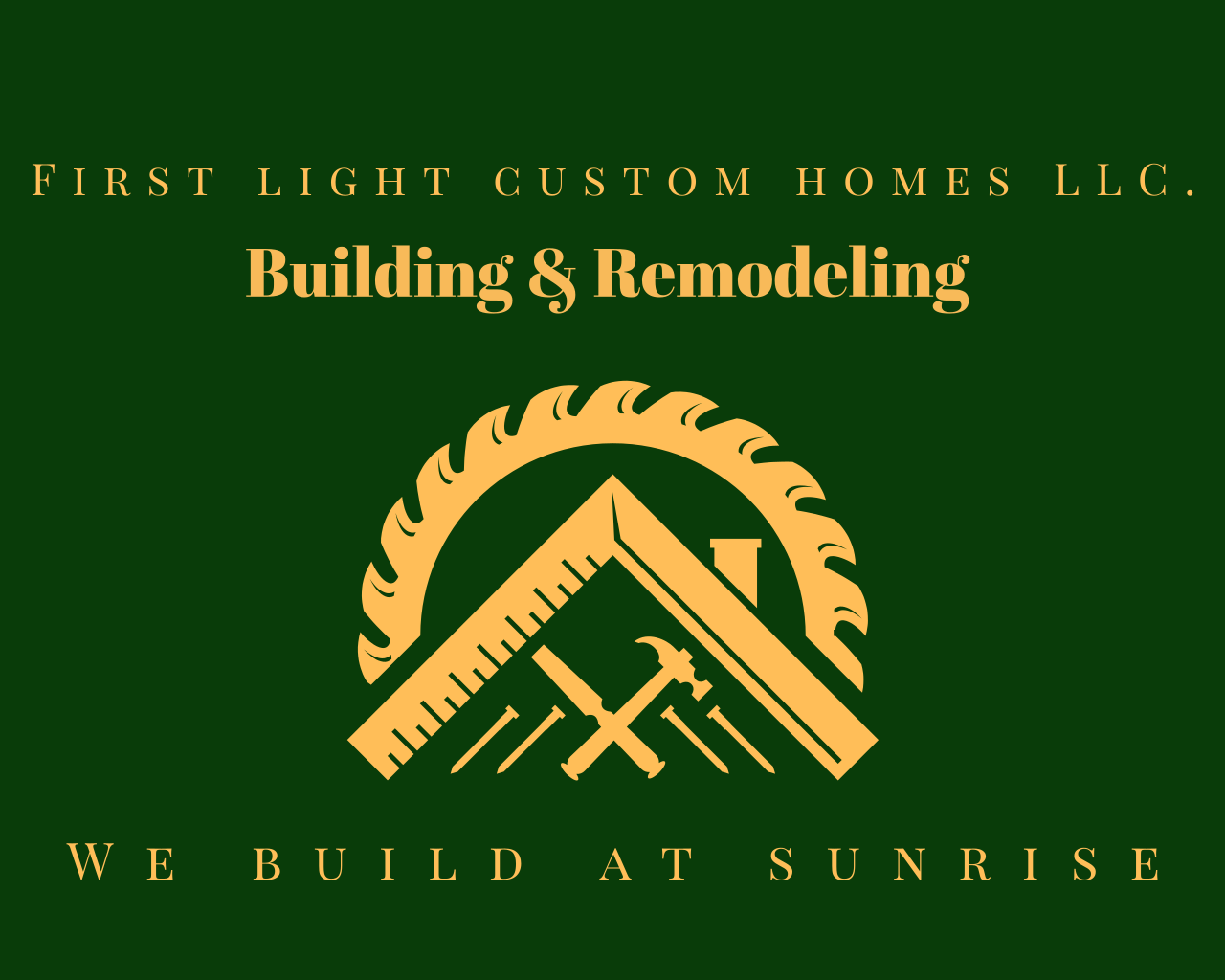 First Light Custom Homes logo