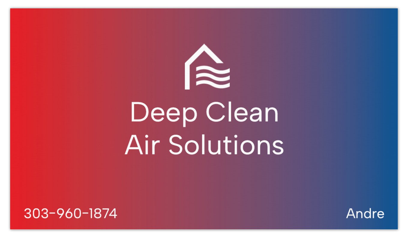 Deep Clean Air Solutions logo