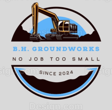 B.H. Groundworks logo