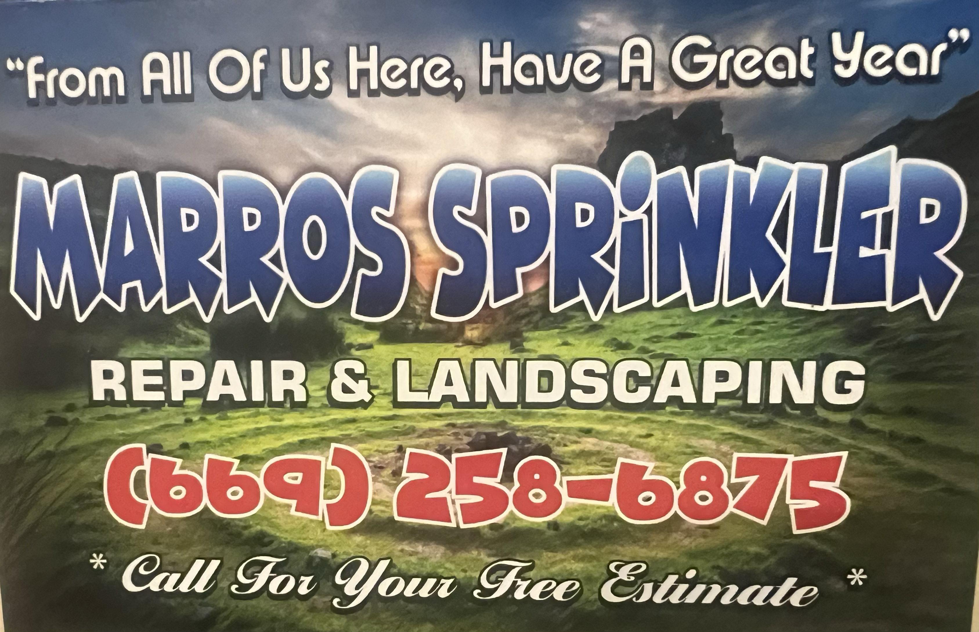 Marro's Sprinkle Repair Specialist & Landscaping logo