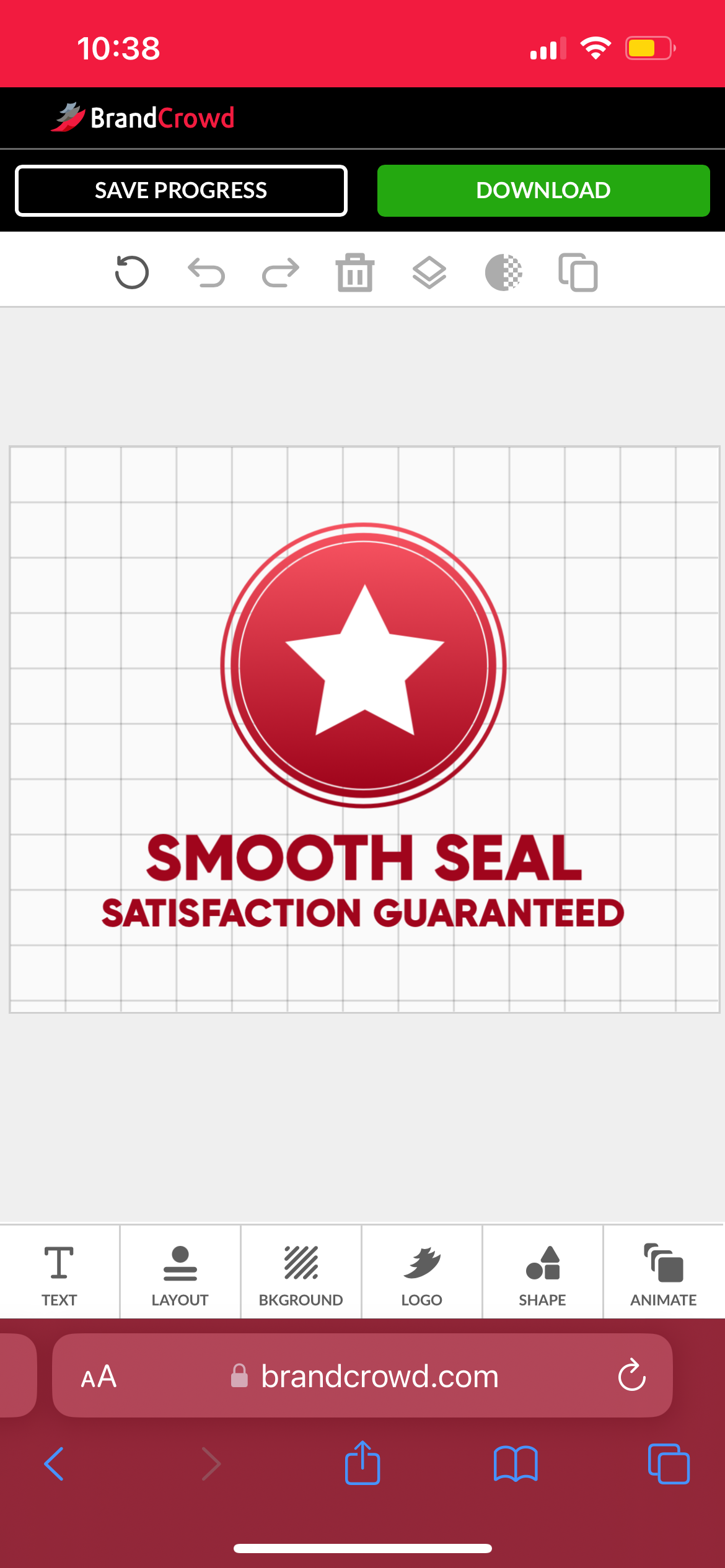 Smooth seal logo