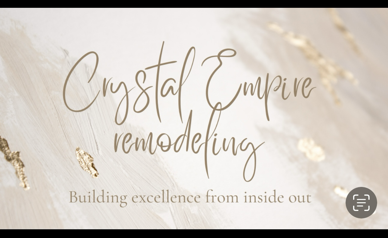 Crystal empire remodeling logo