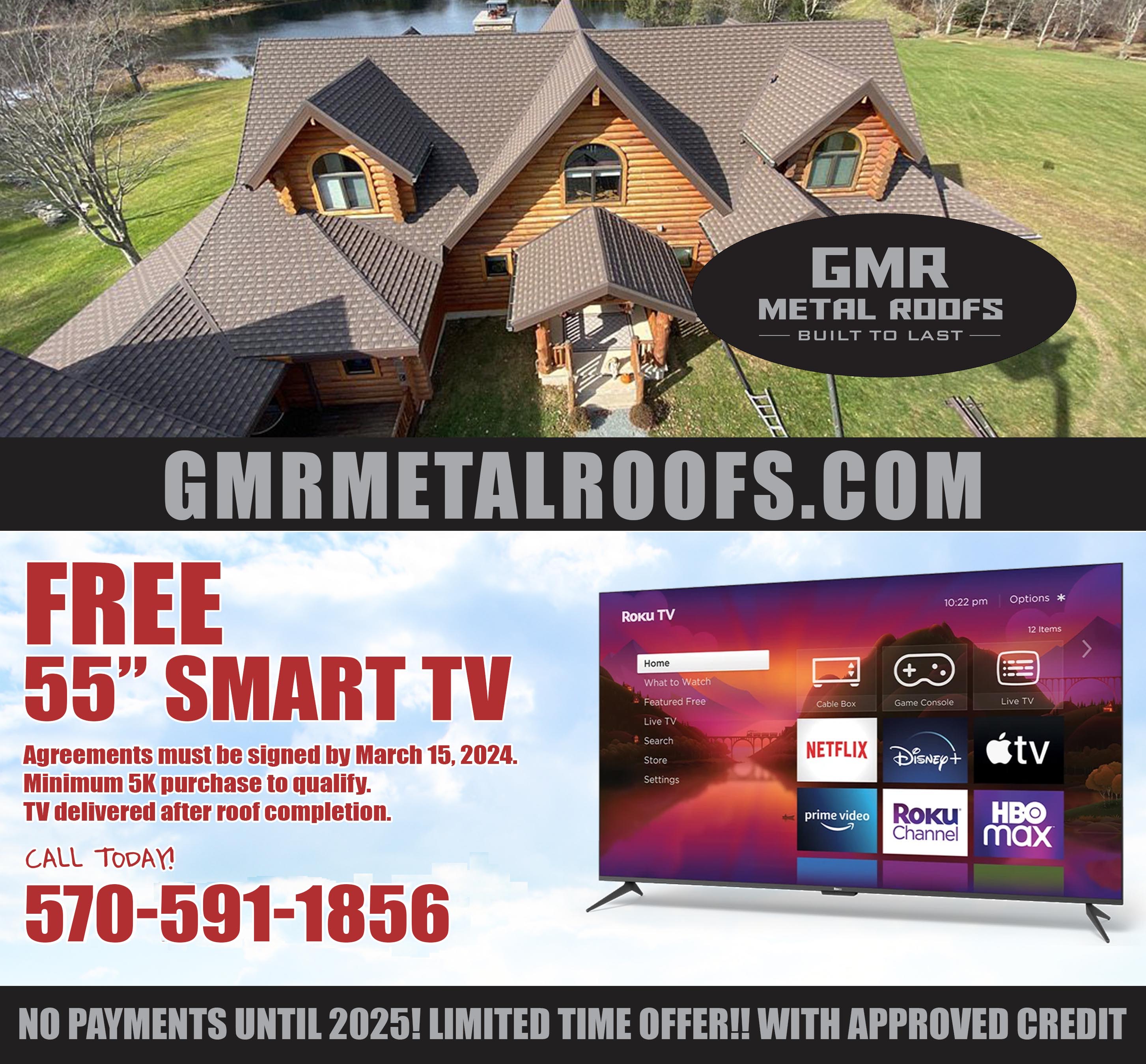 GMR Metal Roofs logo
