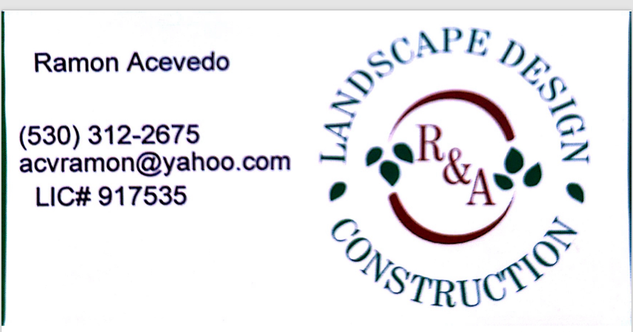R&A Lanscape design logo