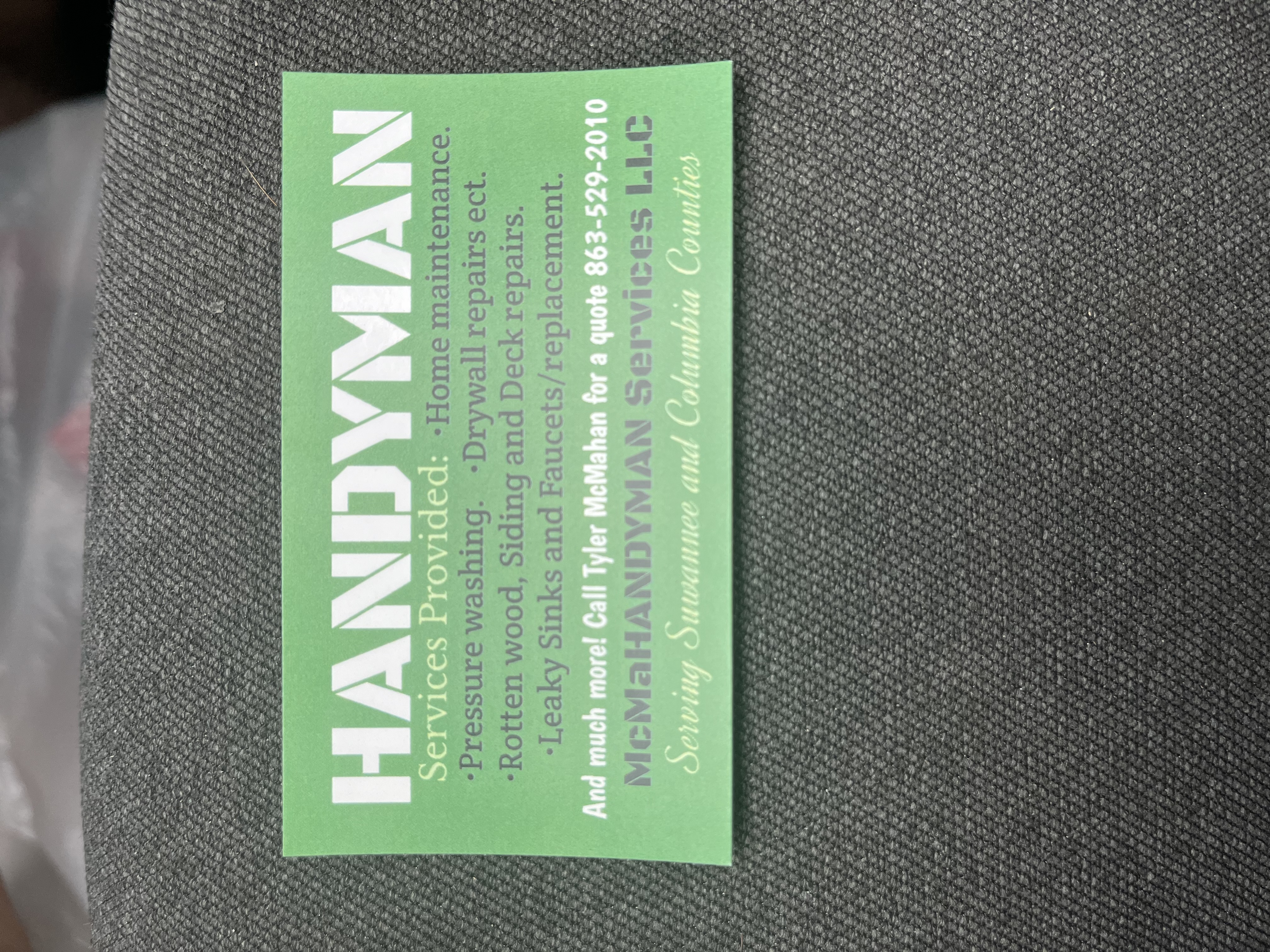 McMaHANDYMAN services LLC logo