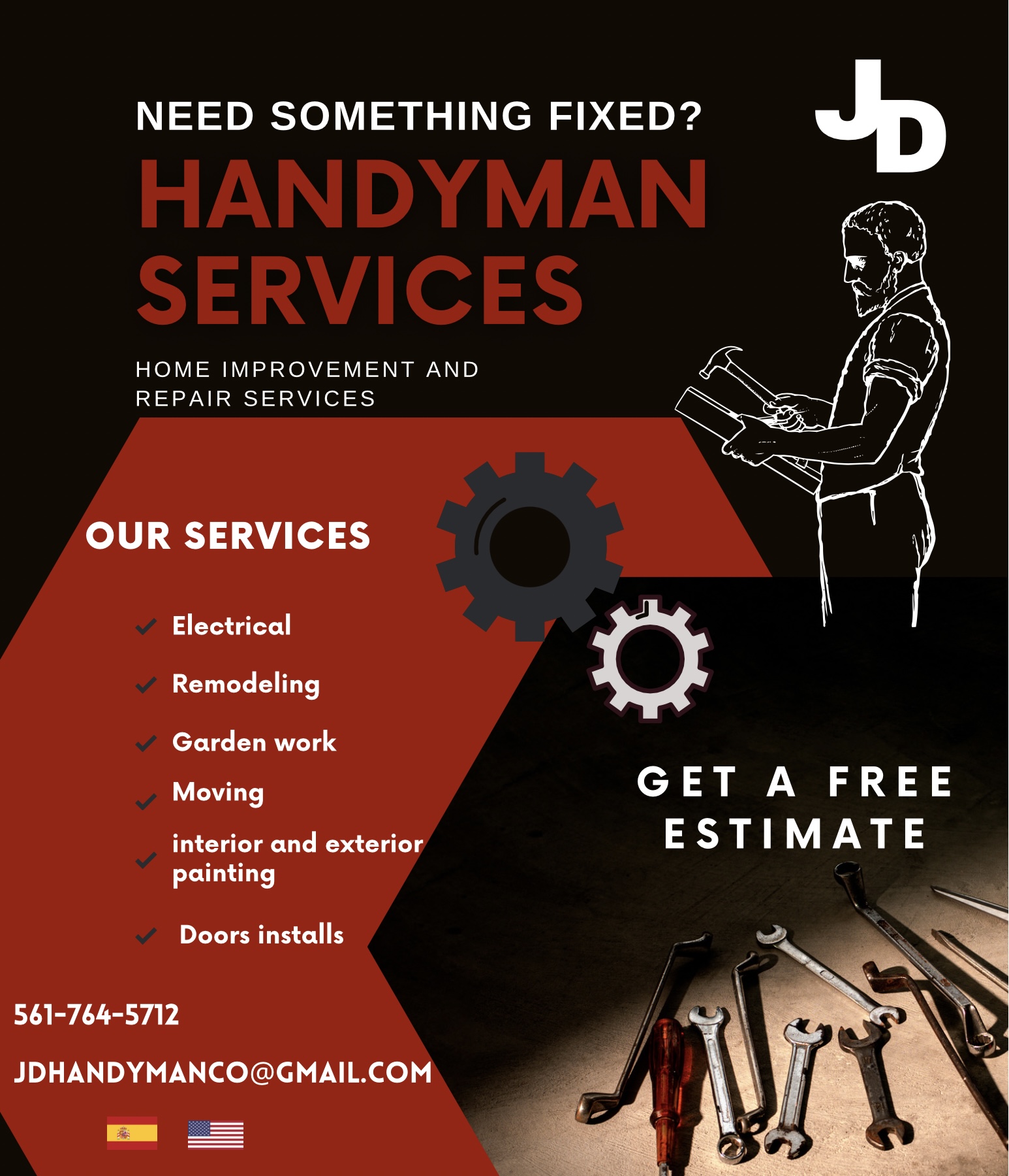 JD Handyman Co. logo