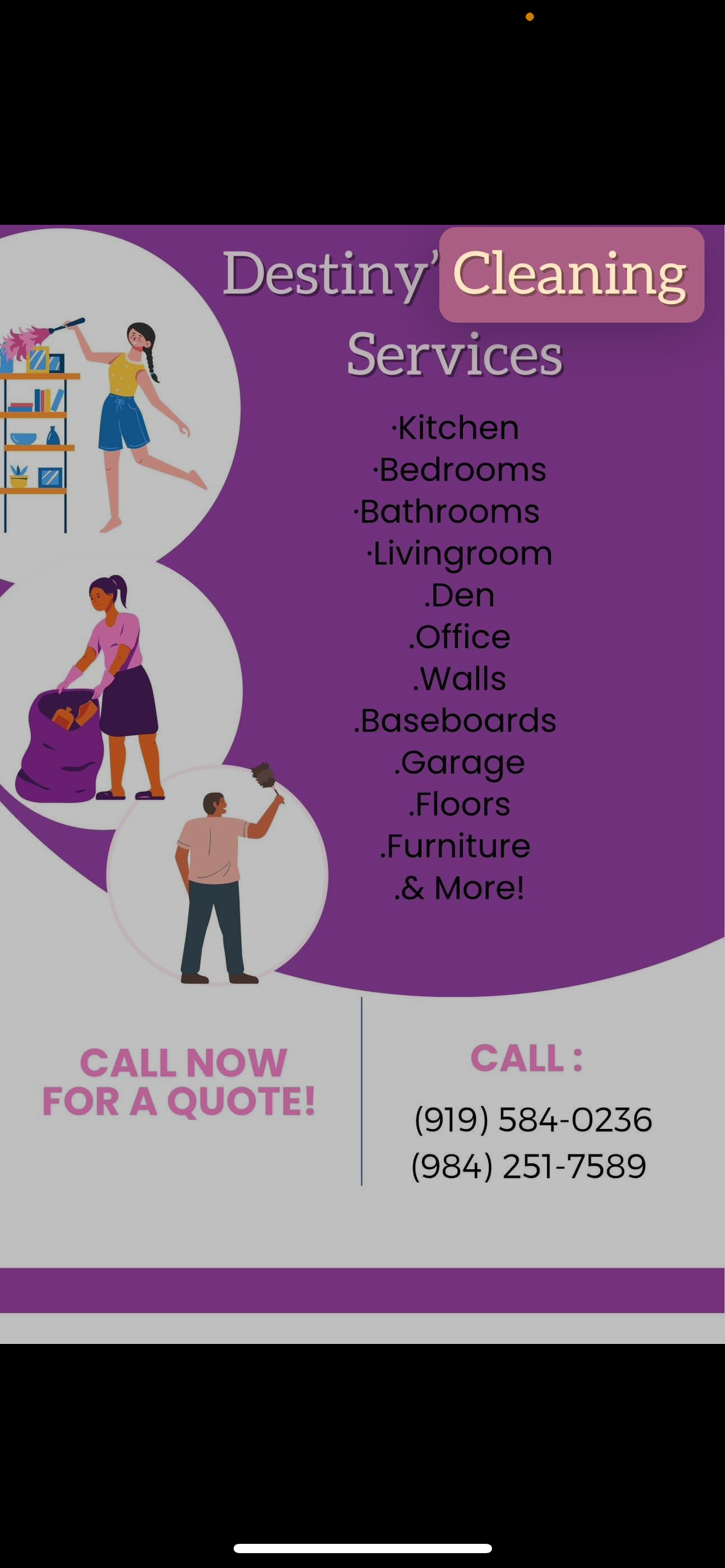 Di & Des Cleaning logo