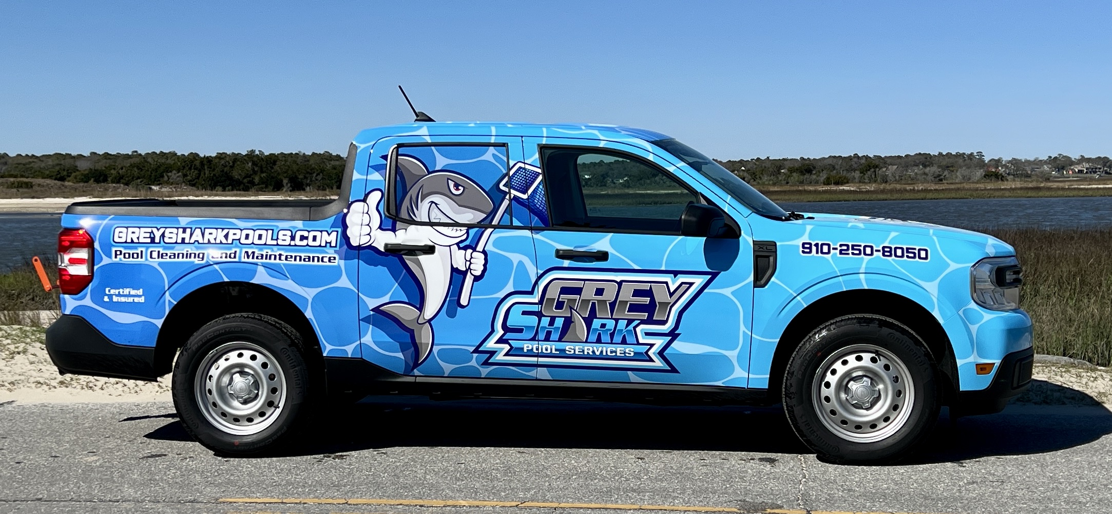 Grey Shark Pool Services logo