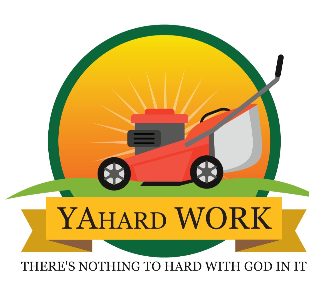 YaHardwork lawn care and more logo