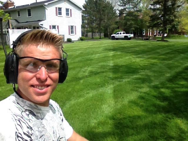 Steven Foster Lawn mowing logo