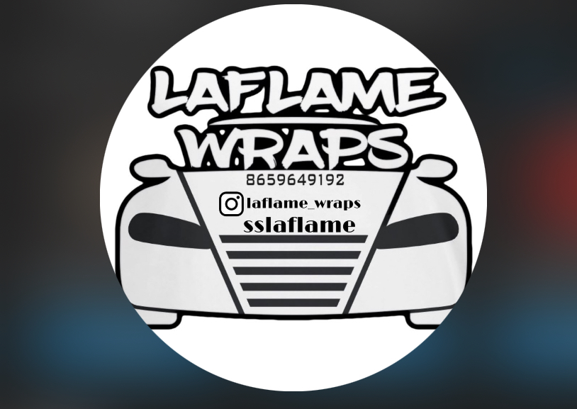 Laflame Wraps and tint logo