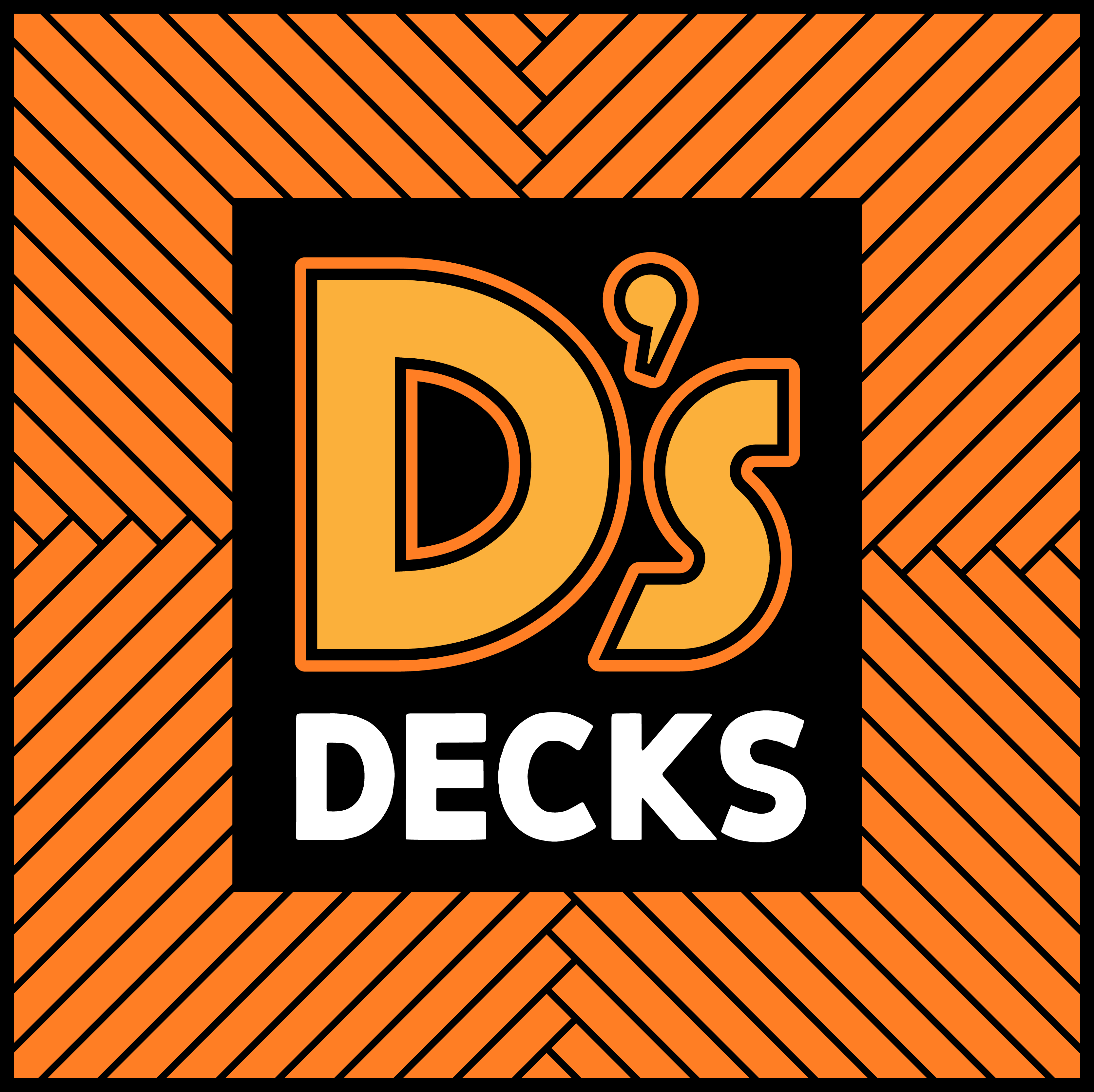 D's Decks logo