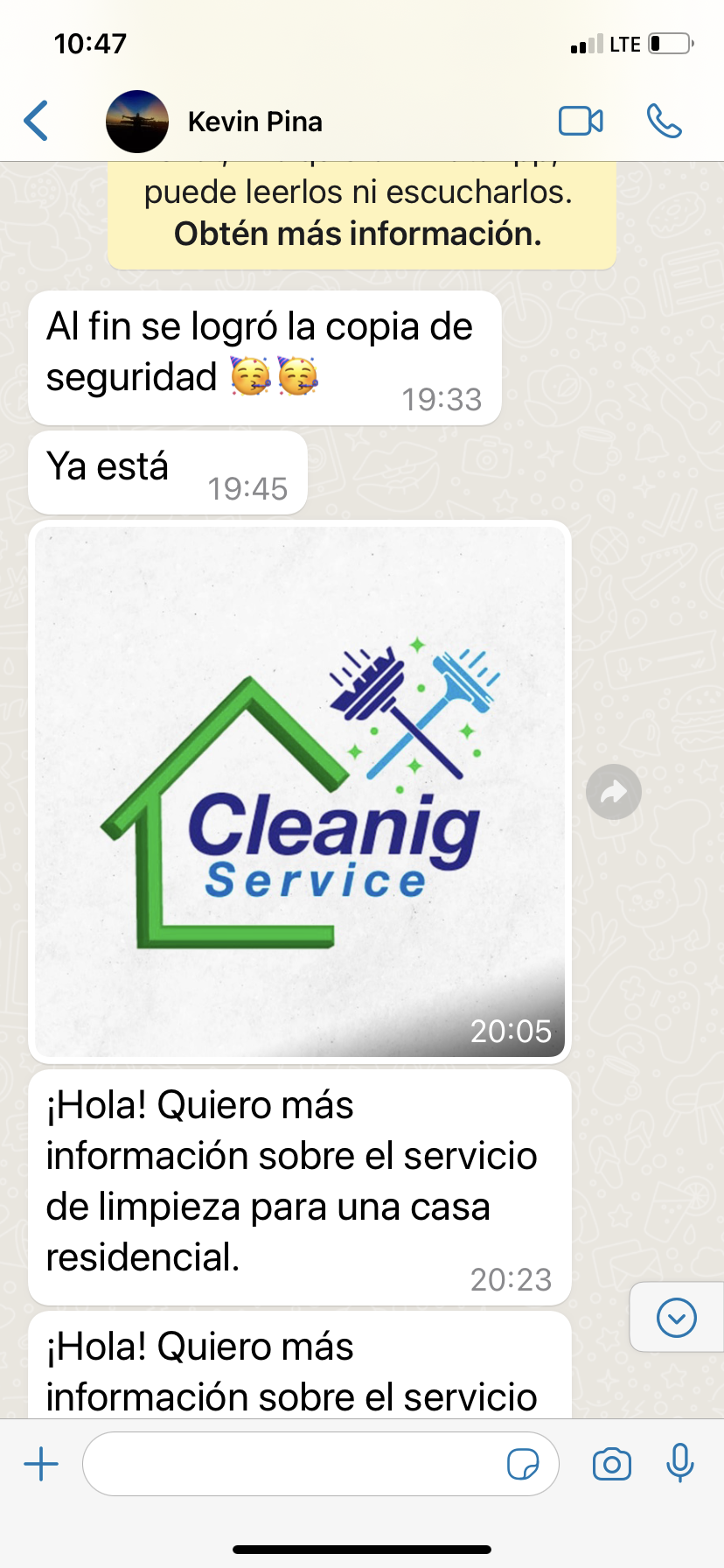 Logo for Vilmas Cleaning Services