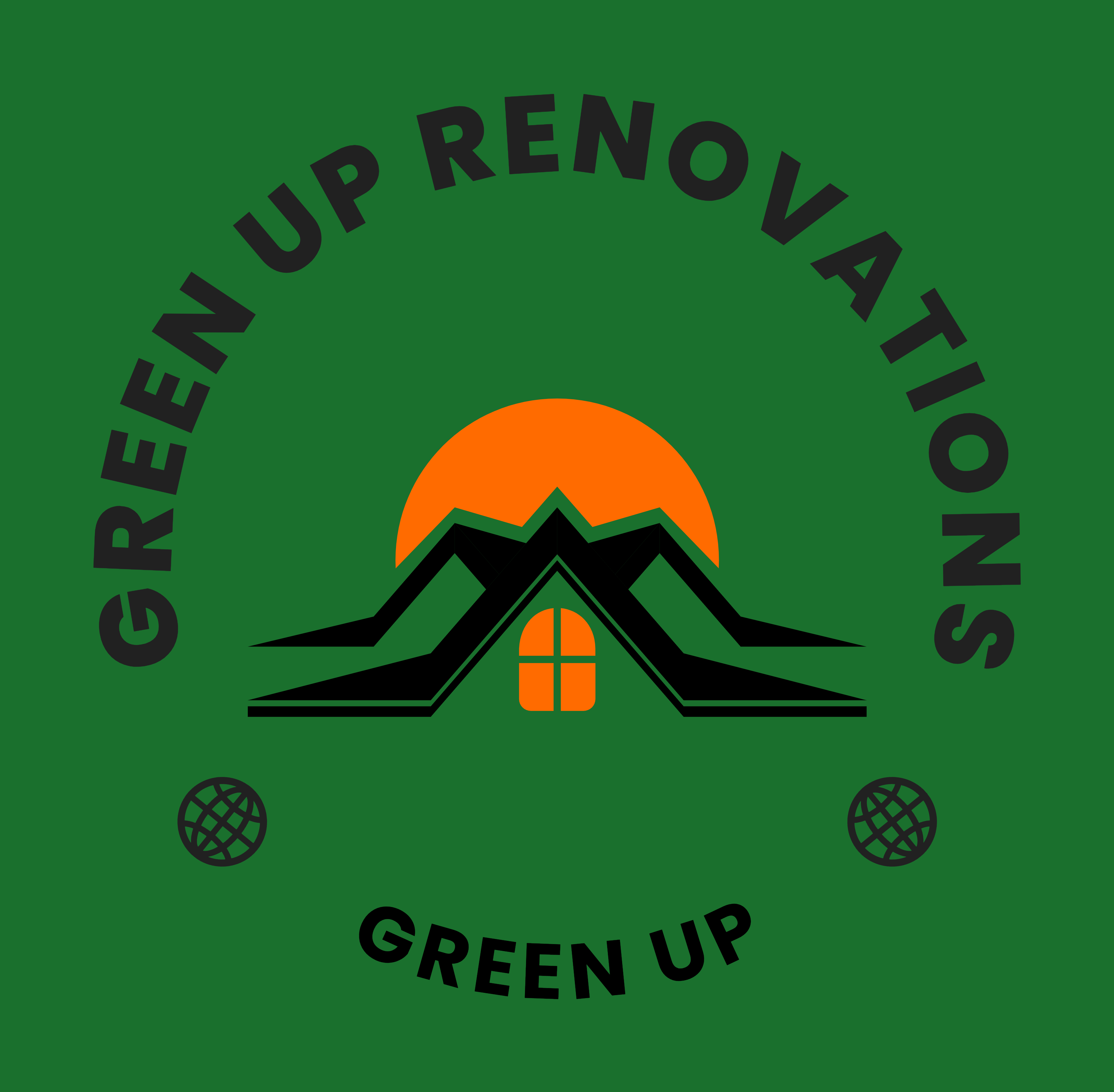 Green up Renovations logo
