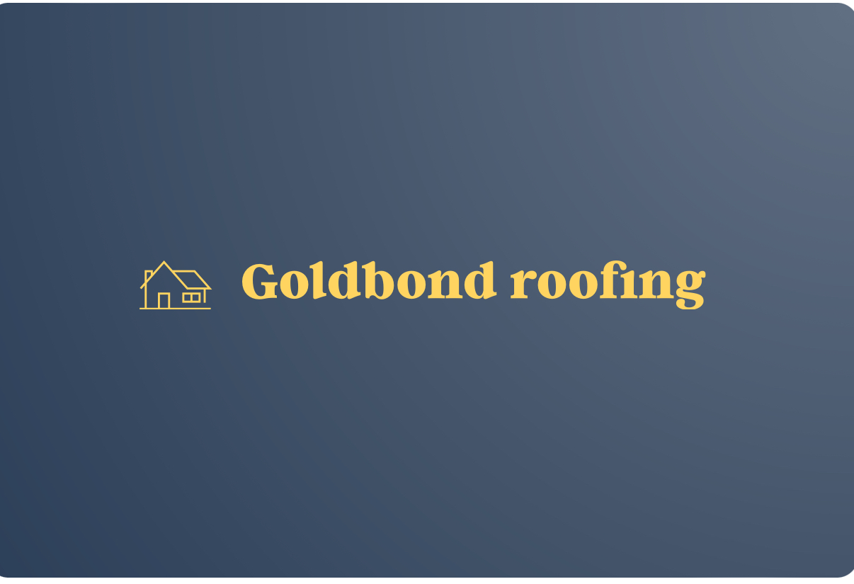 Goldbond roofing logo