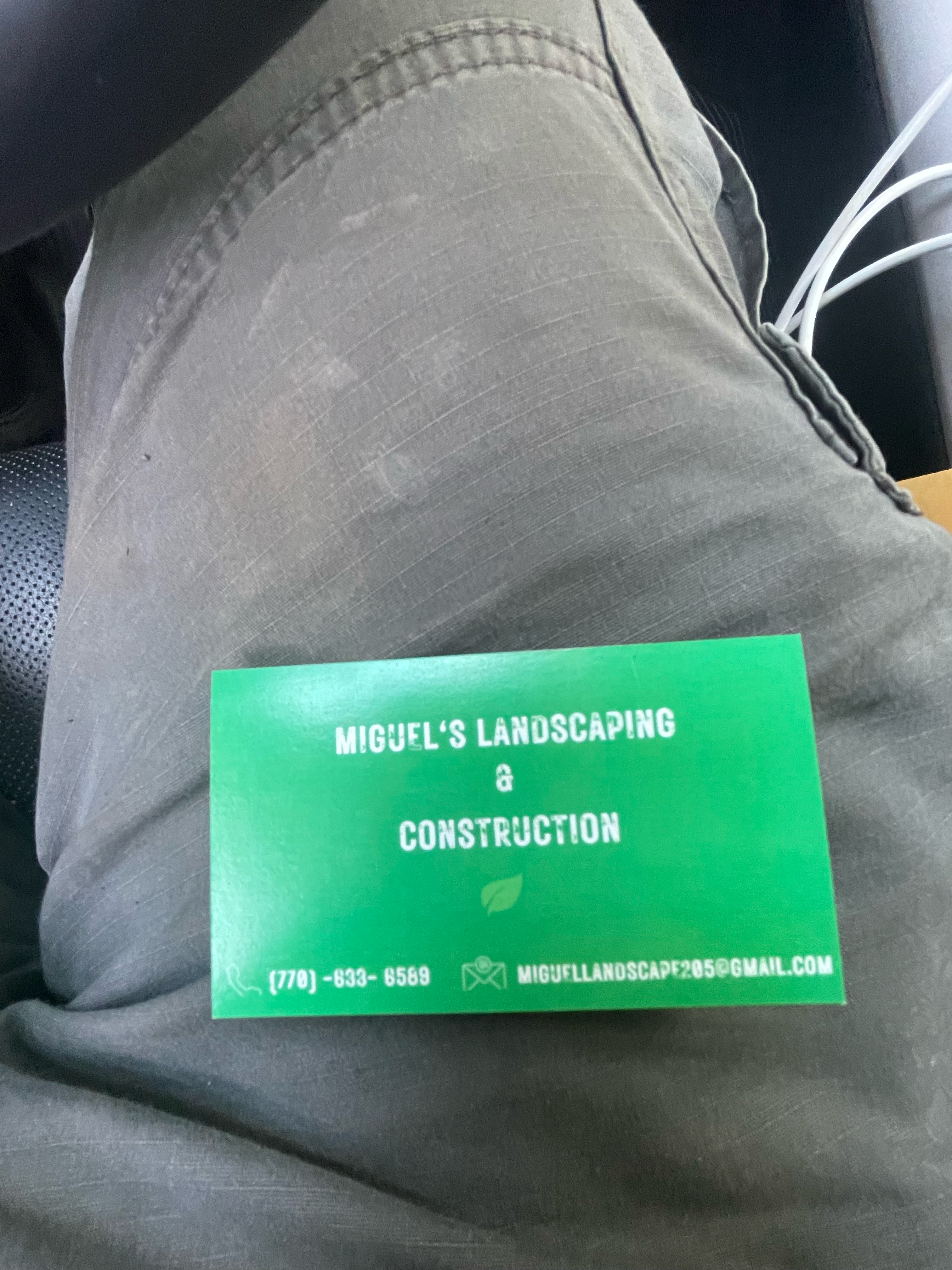 Miguel Landscape & construction logo