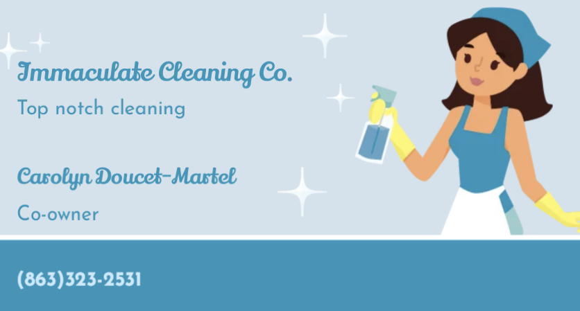 Carolyns immaculate cleaning service logo