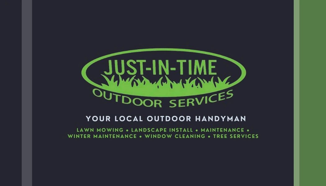Just-in time lawn works and handy man services logo