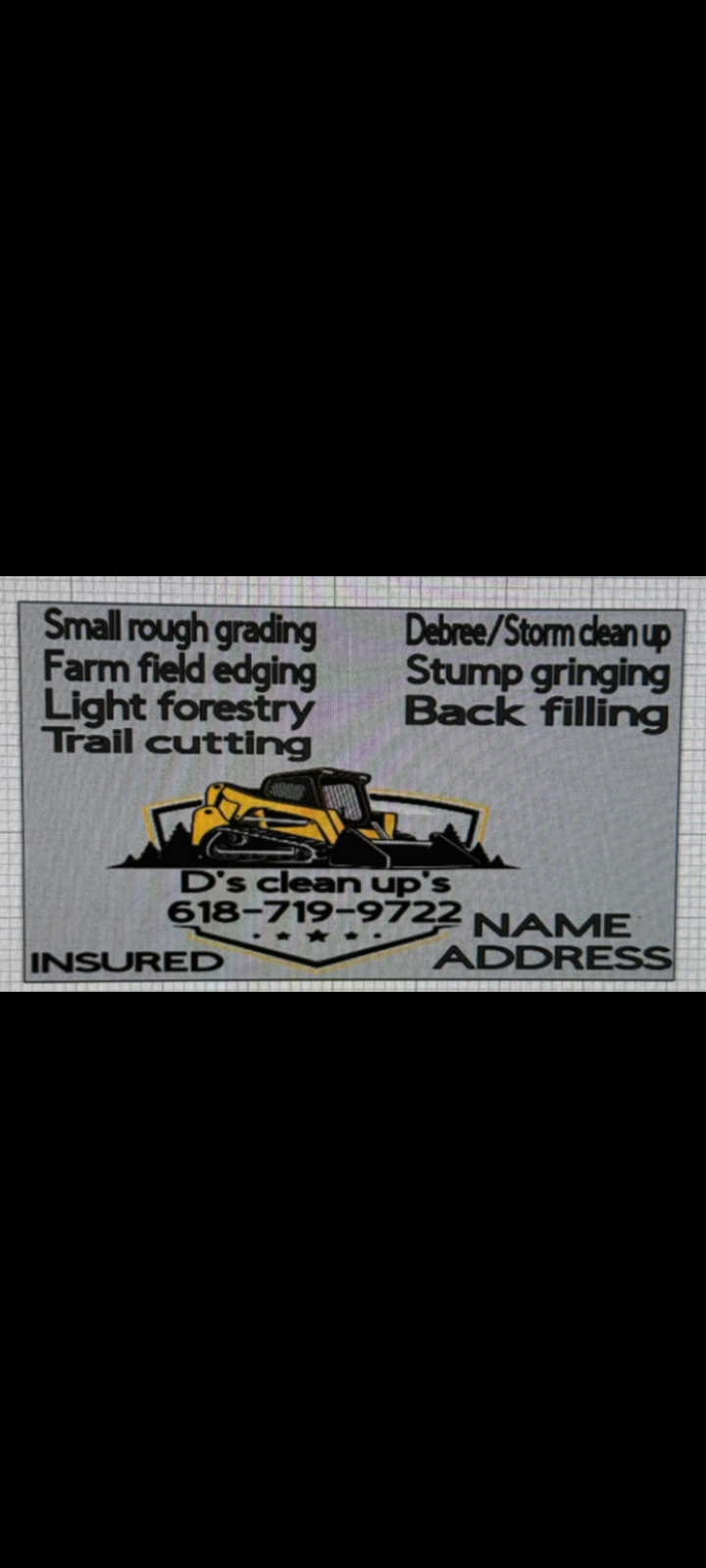 D's Clean Up's logo