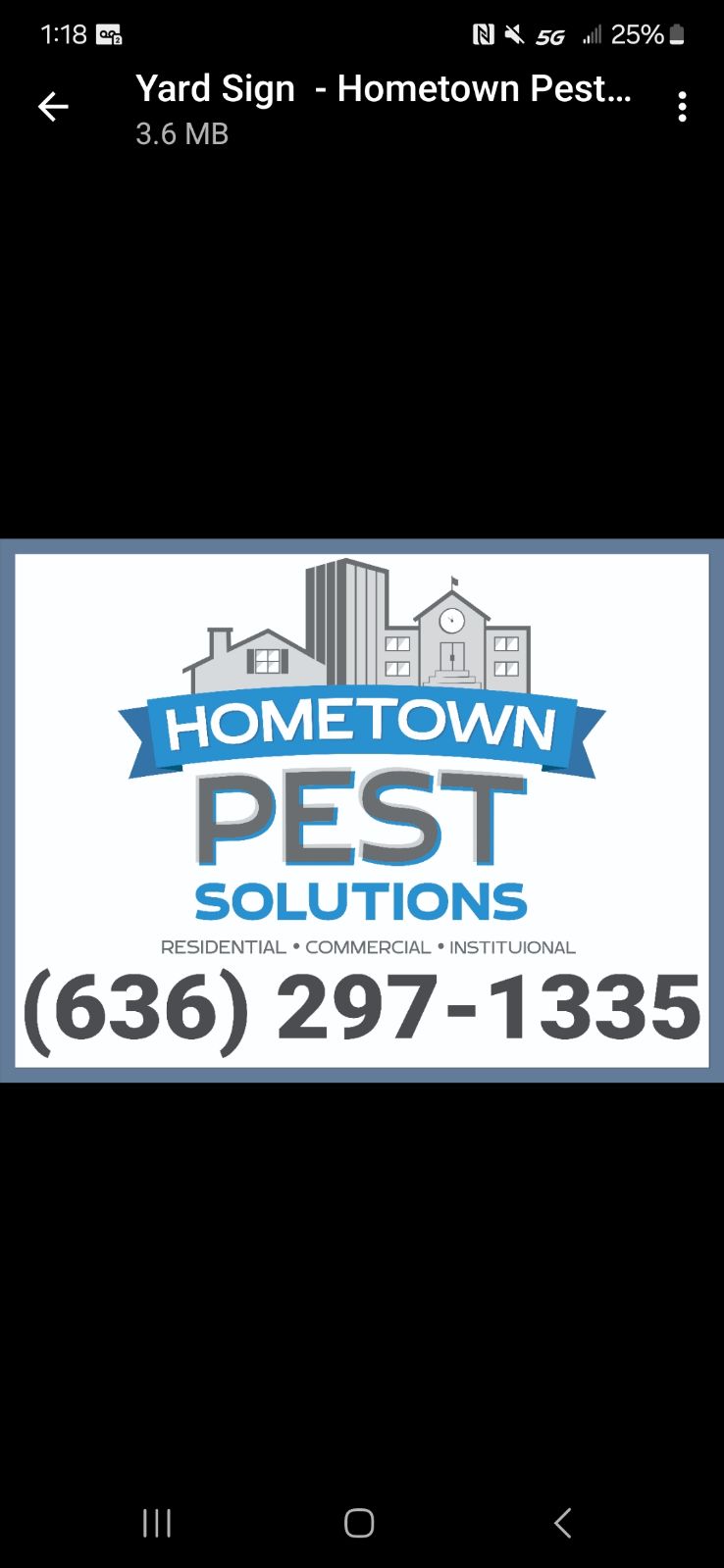 Hometown Pest Solutions logo