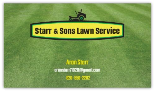 Starr & sons lawn service logo