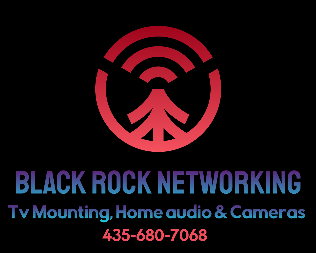 Black rock networking logo