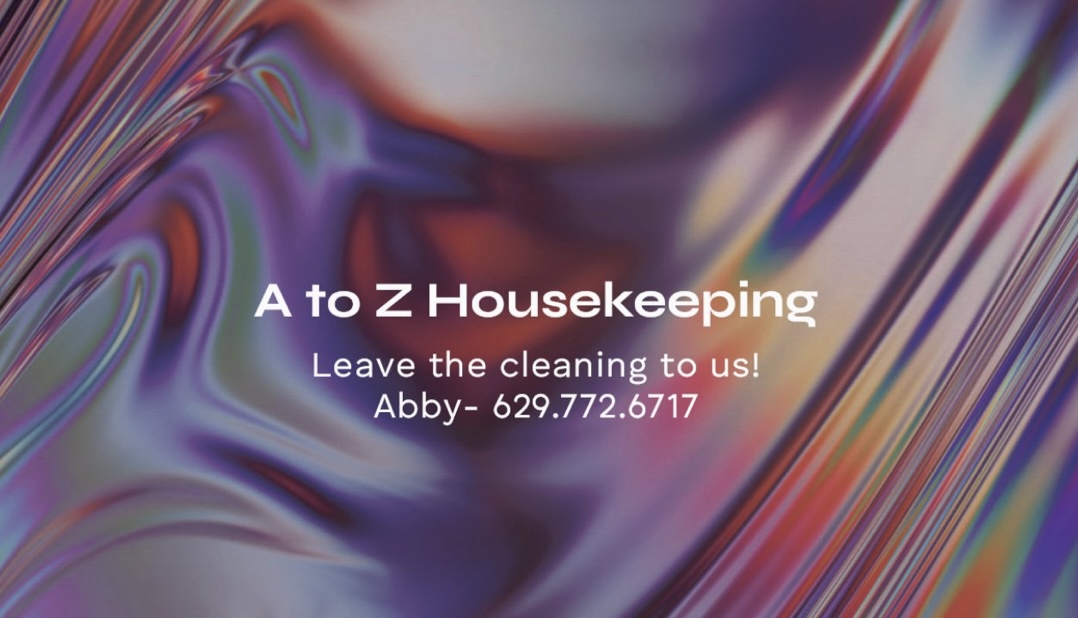 Logo for A to Z Housekeeping