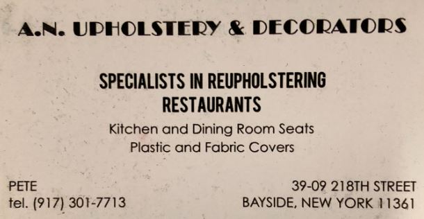 AN Upholstery and Decorators logo