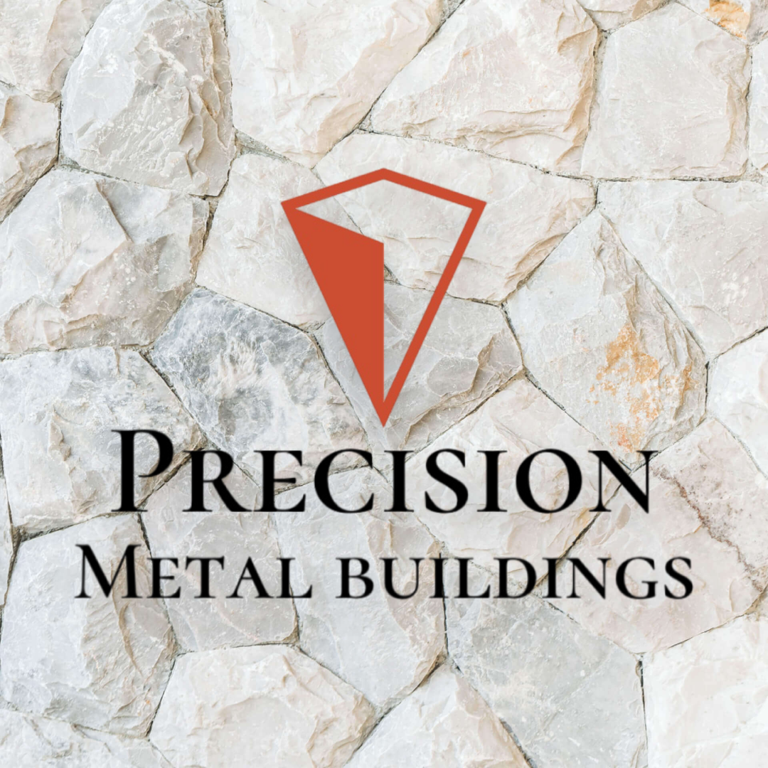 Precision metal buildings logo