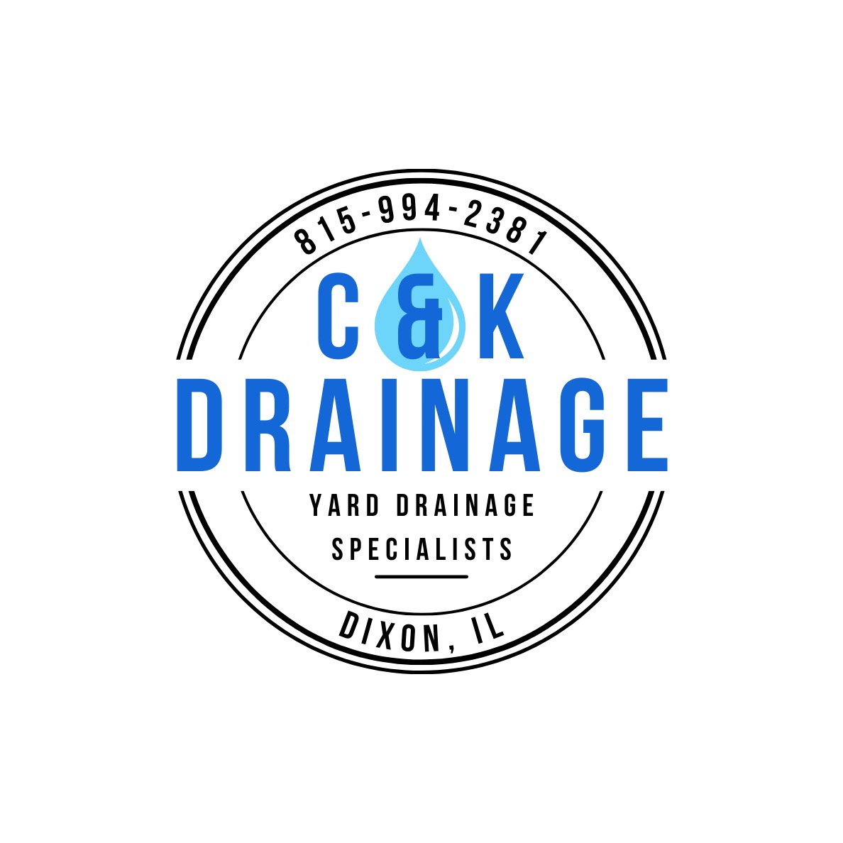 C & K Drainage logo