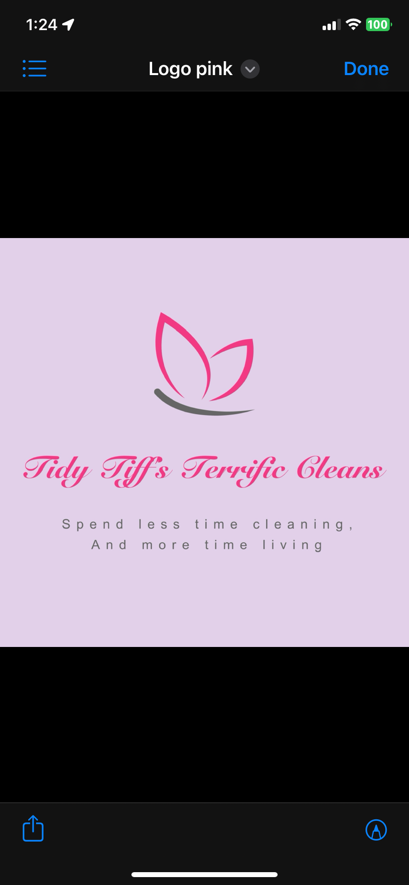 Tidy Tiffs Terrific Cleaners logo