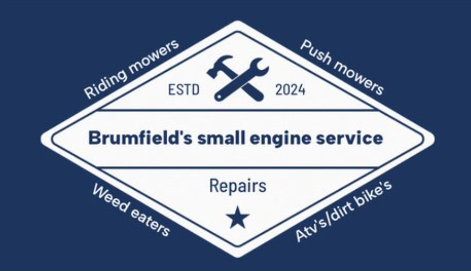 Brumfield's small engine service logo